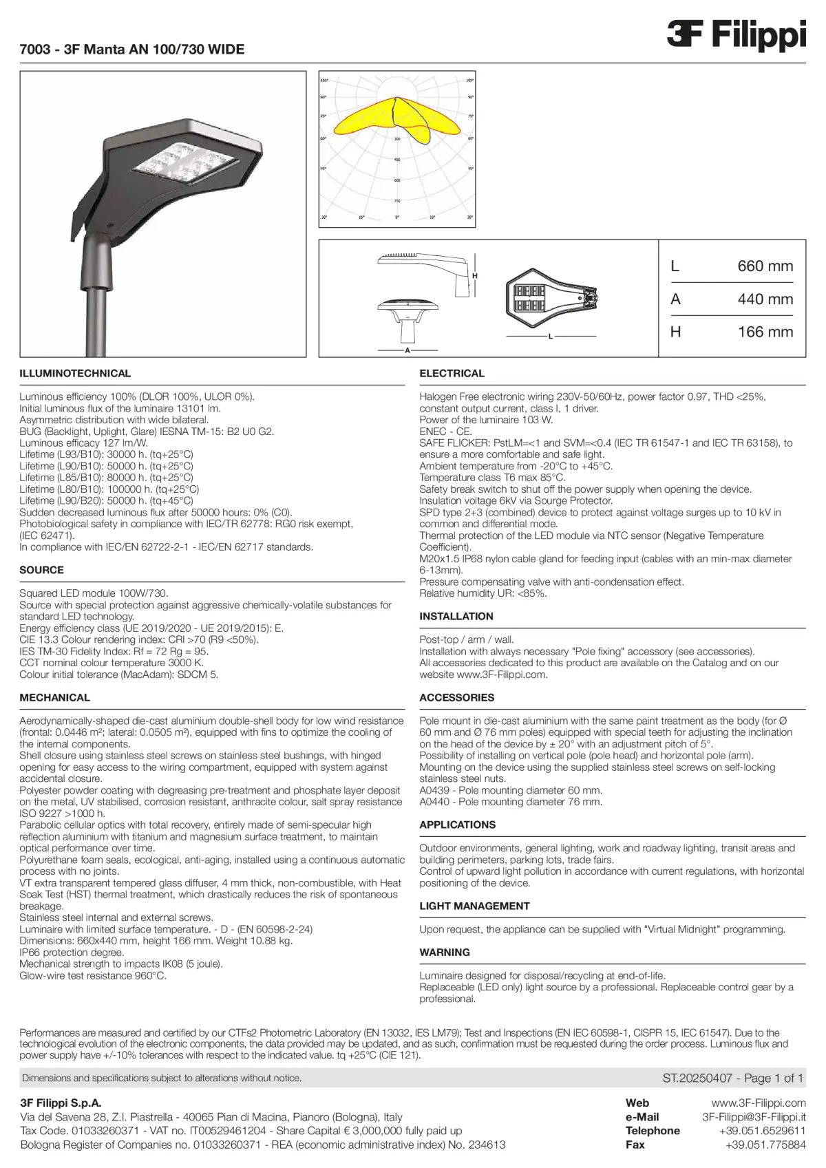 7003 - 3F Manta AN 100-730 WIDE - Datasheet - en