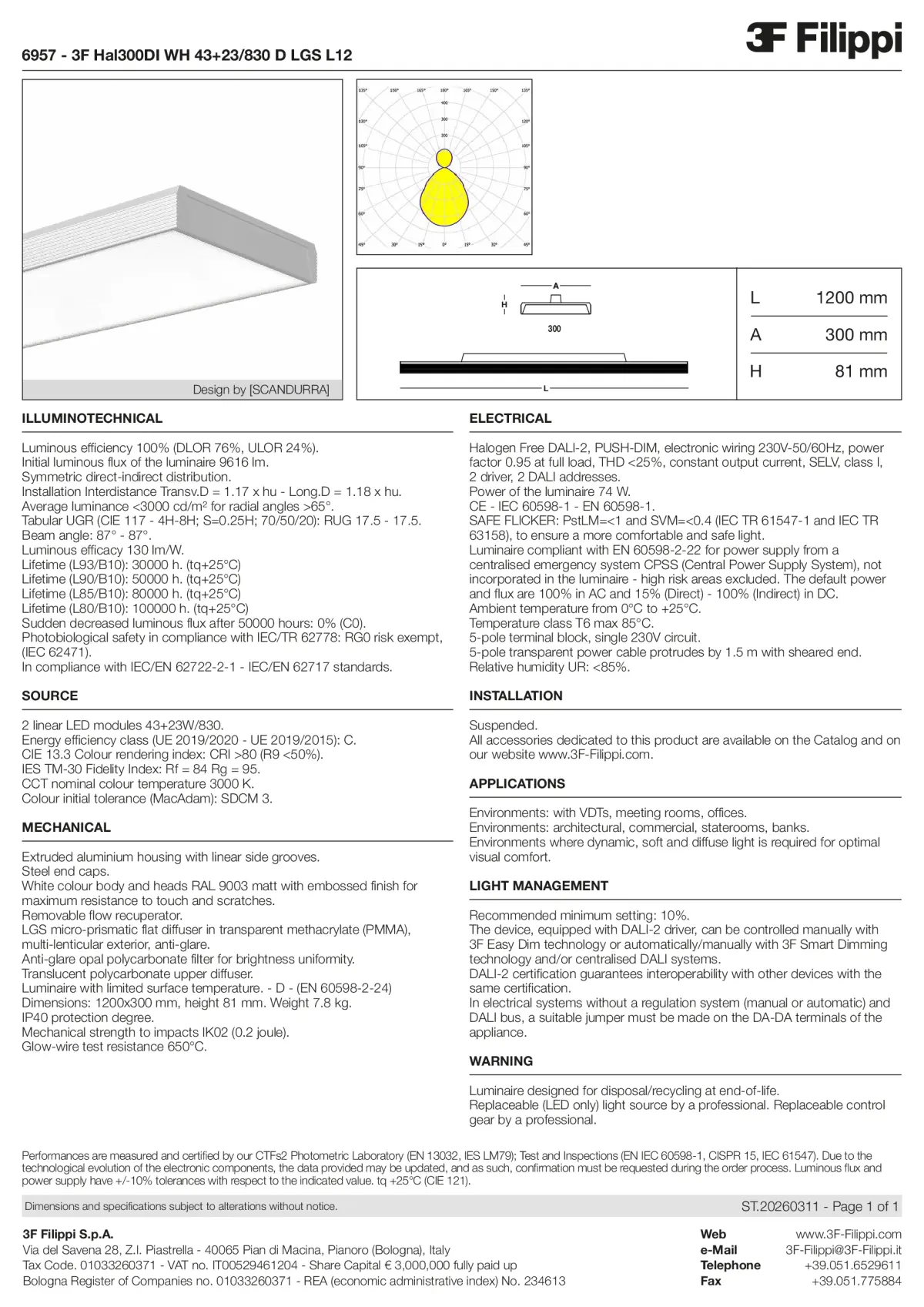 6957 - 3F Hal300DI WH 43+23-830 D LGS L12 - Datasheet - en