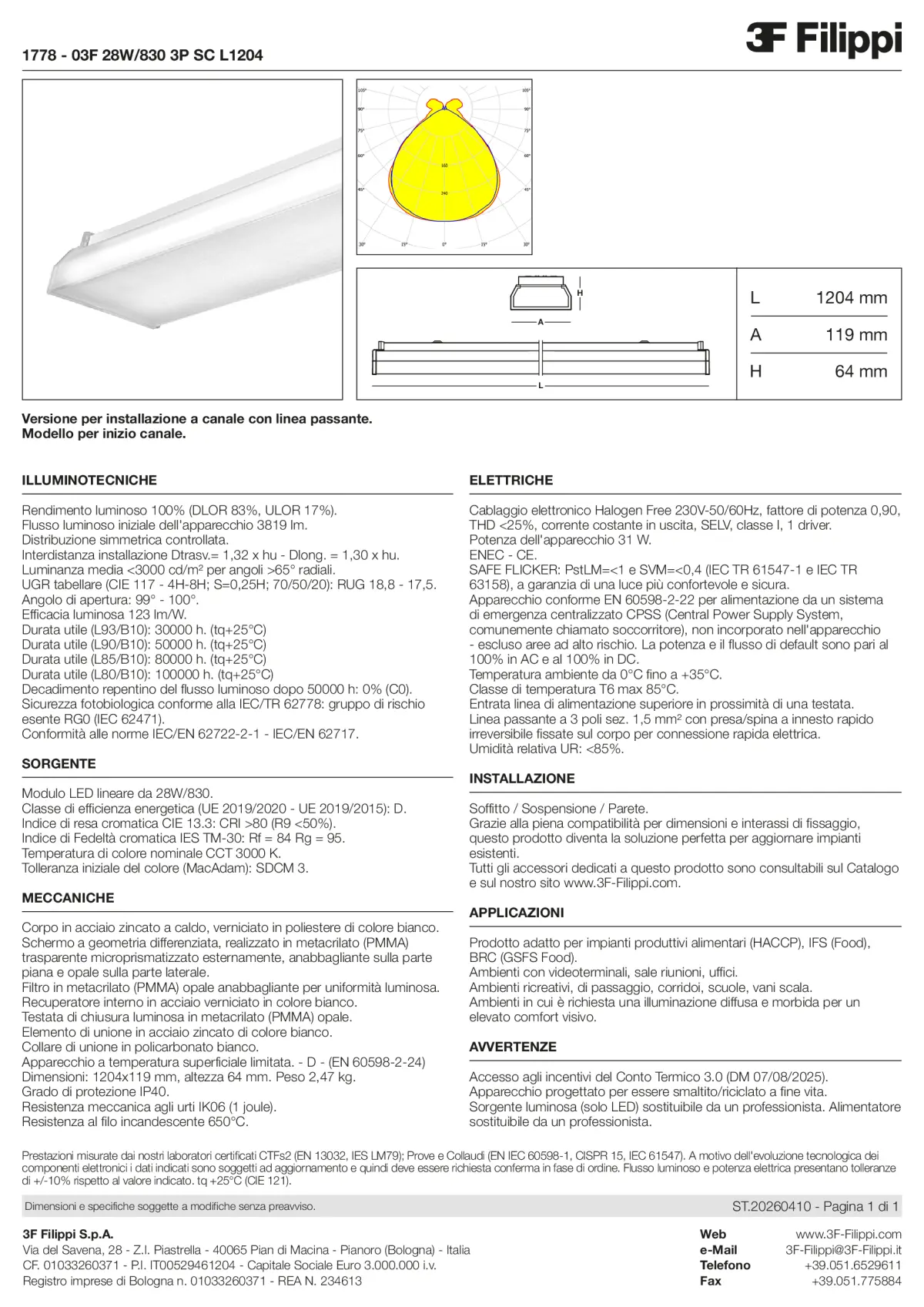 1778 - 03F 28W-830 3P SC L1204 - Datasheet - it