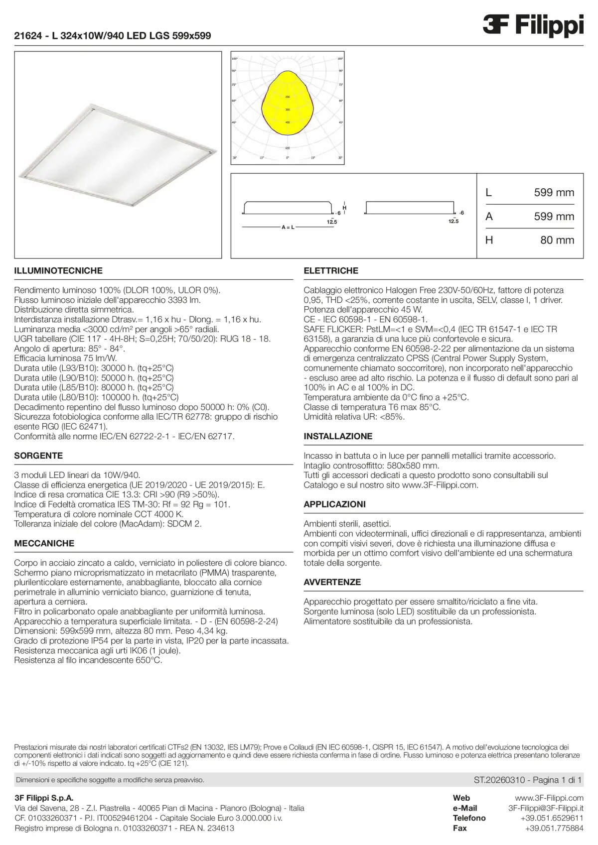 21624 - L 324x10W-940 LED LGS 599x599 - Datasheet - it