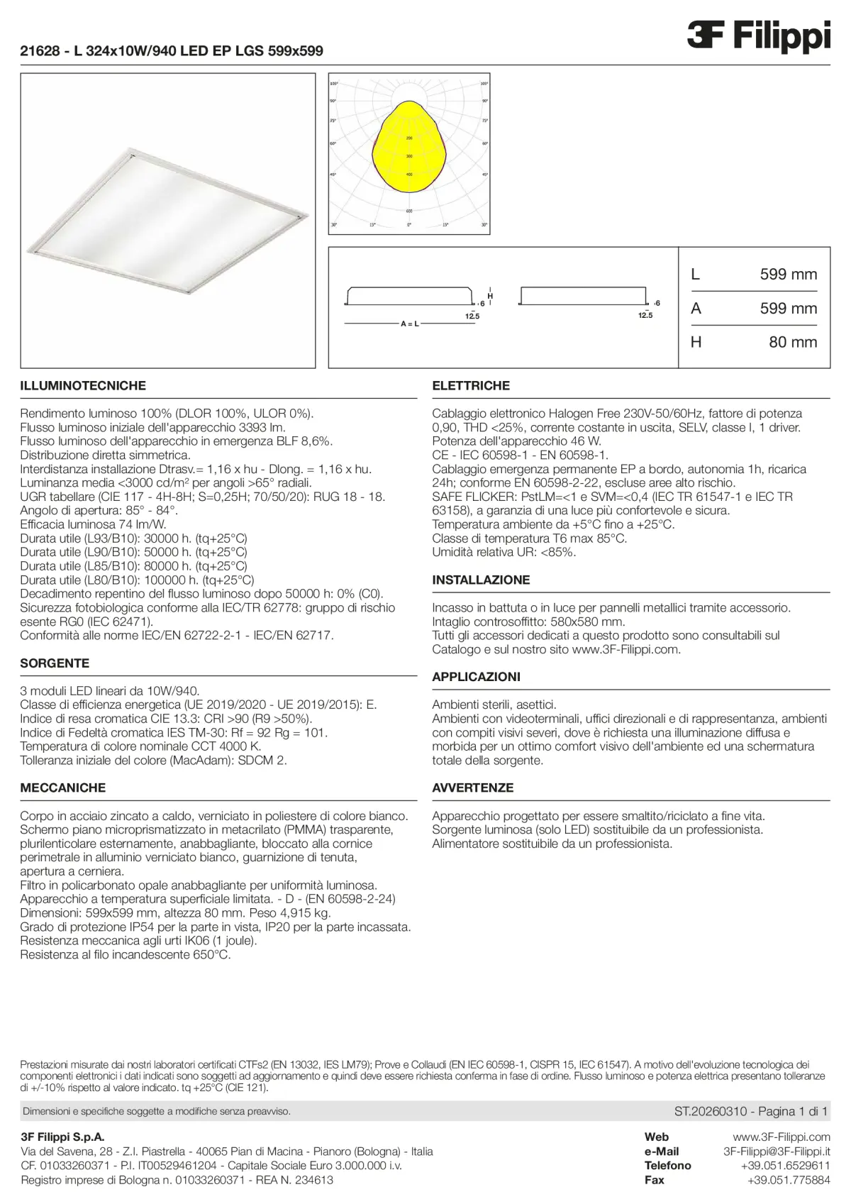 21628 - L 324x10W-940 LED EP LGS 599x599 - Datasheet - it