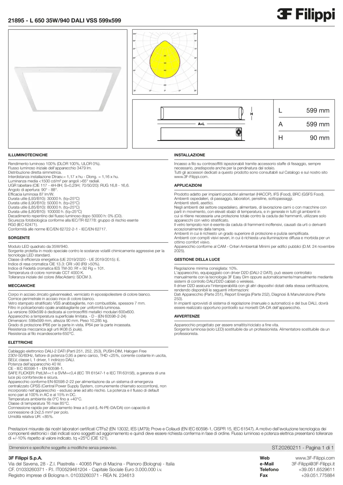 21895 - L 650 35W-940 DALI VSS 599x599 - Datasheet - it