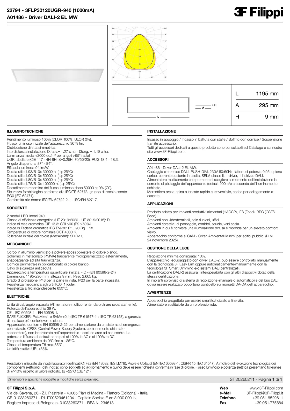 22794+A01486 - 3FLP30120UGR-940 (1000mA) + DALI-2 EL MW - Datasheet - it