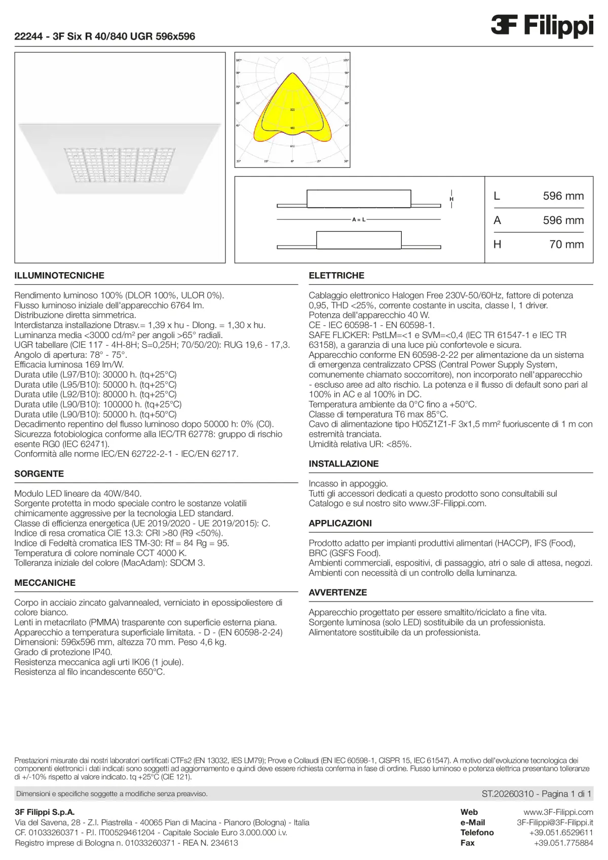 22244 - 3F Six R 40-840 UGR 596x596 - Datasheet - it