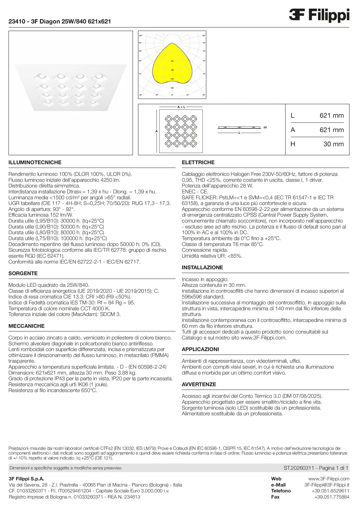 23410 - 3F Diagon 25W-840 621x621 - Datasheet - it