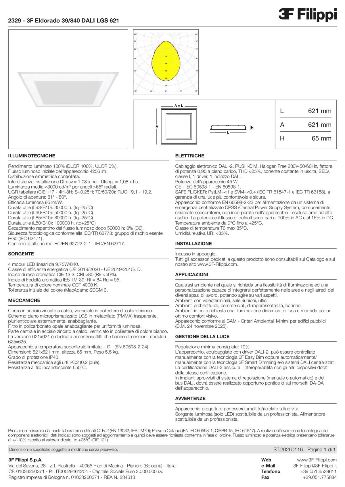 2329 - 3F Eldorado 39-840 DALI LGS 621 - Datasheet - it