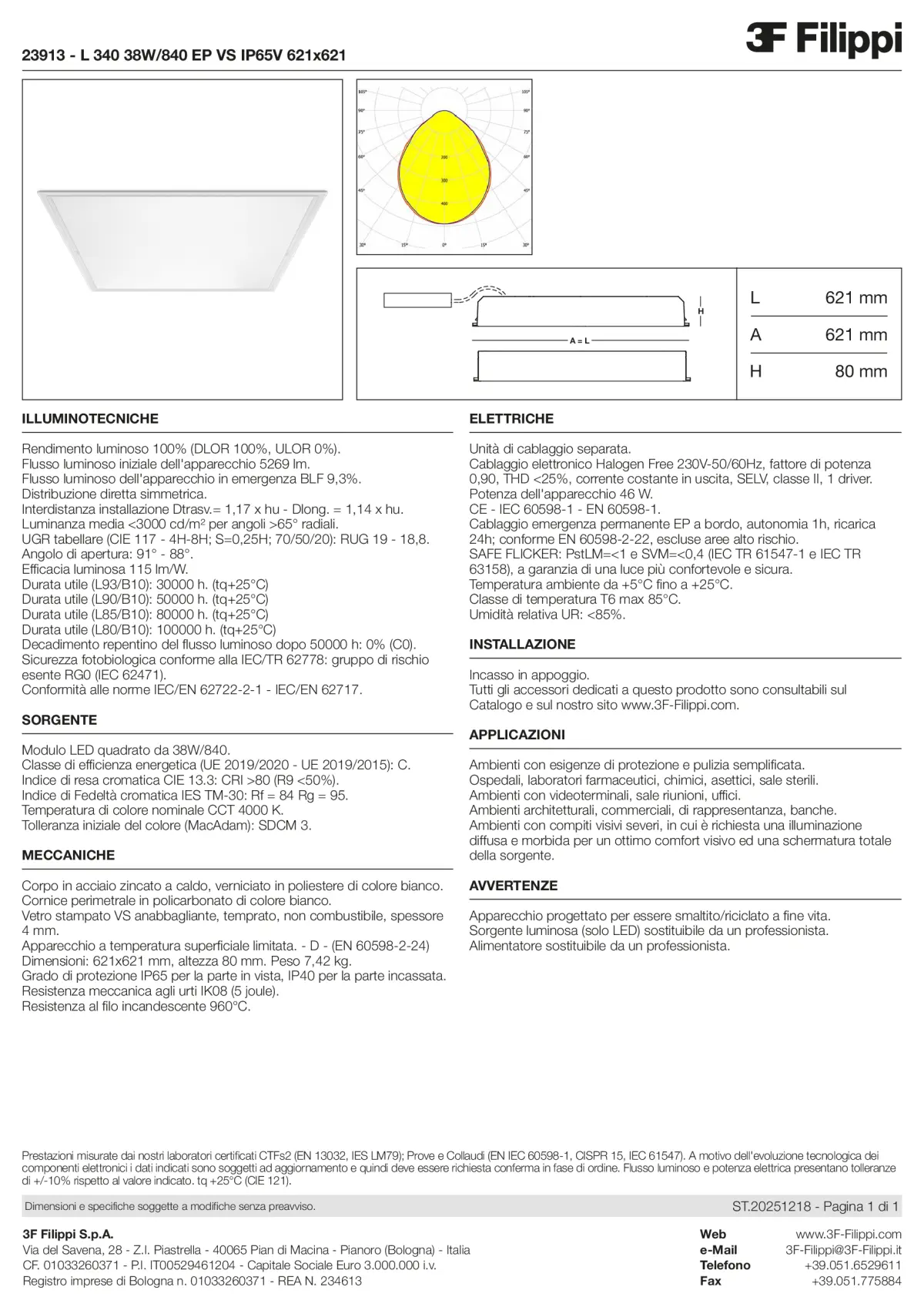 23913 - L 340 38W-840 EP VS IP65V 621x621 - Datasheet - it