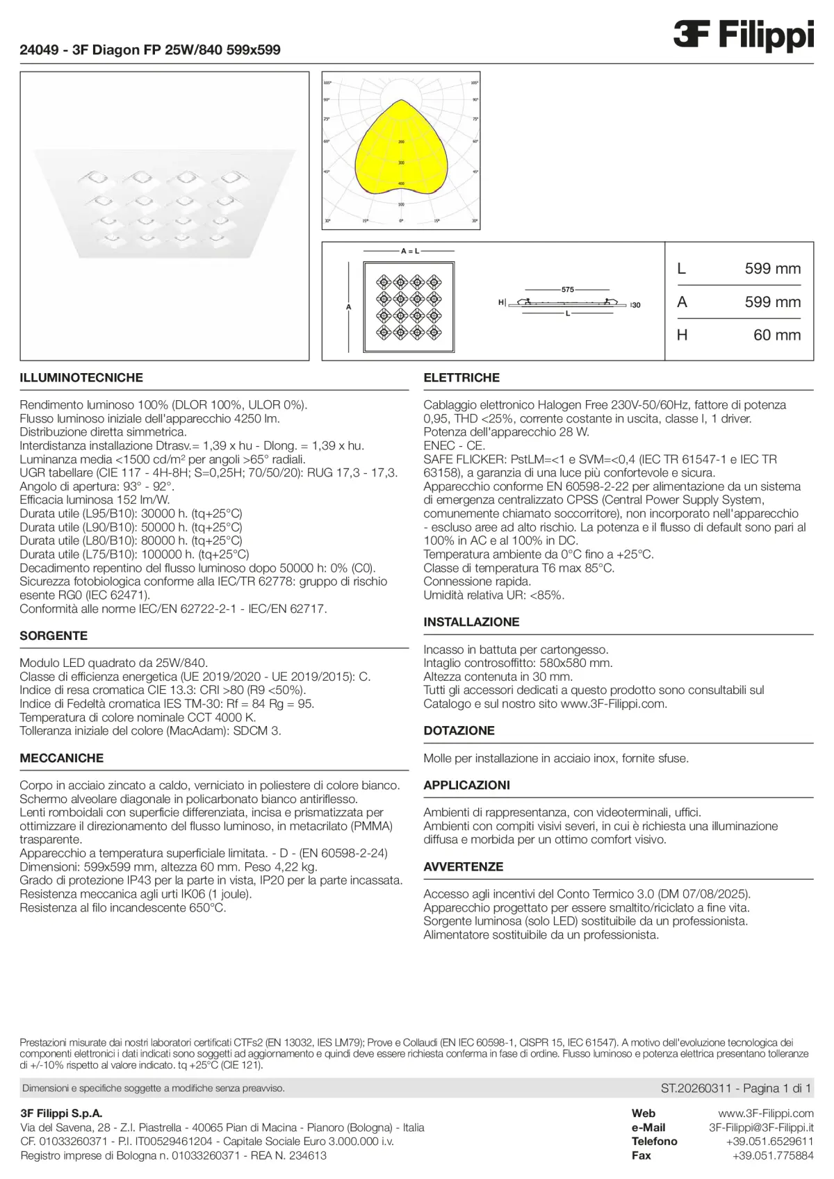 24049 - 3F Diagon FP 25W-840 599x599 - Datasheet - it