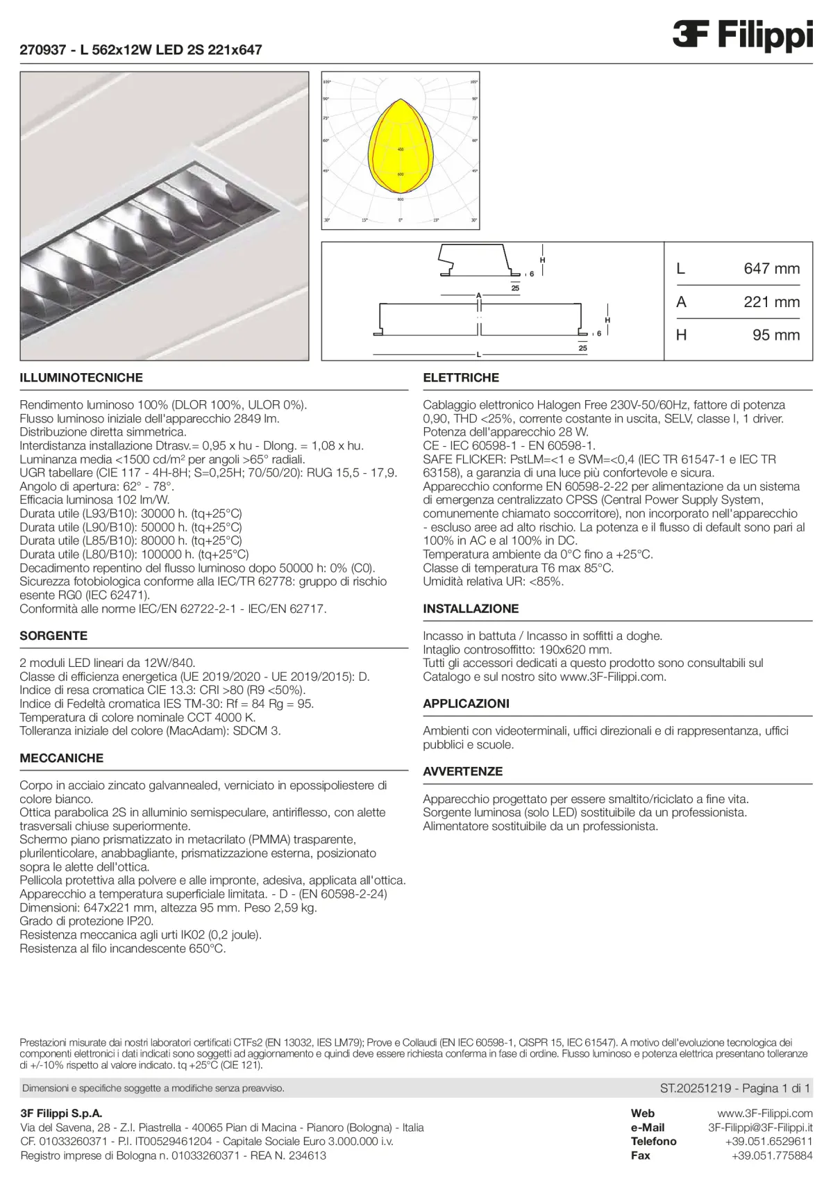 270937 - L 562x12W LED 2S 221x647 - Datasheet - it