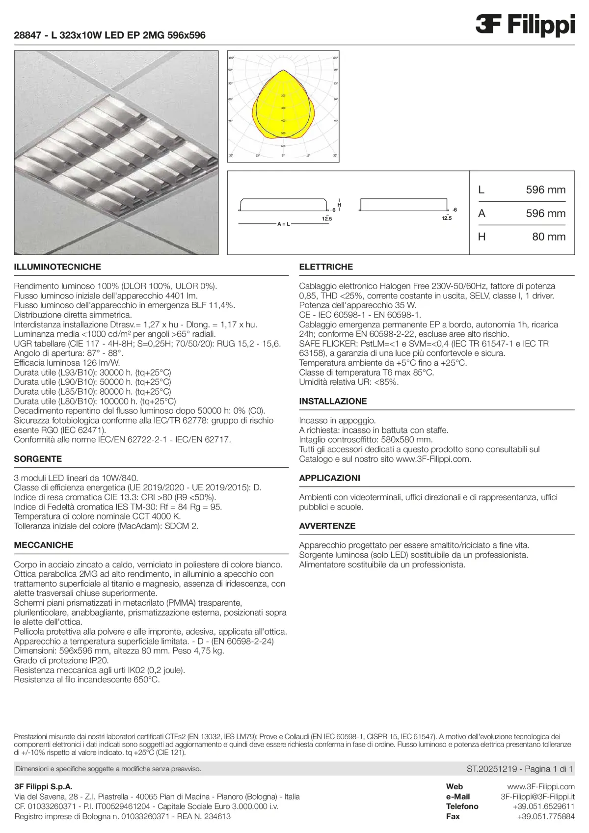 28847 - L 323x10W LED EP 2MG 596x596 - Datasheet - it