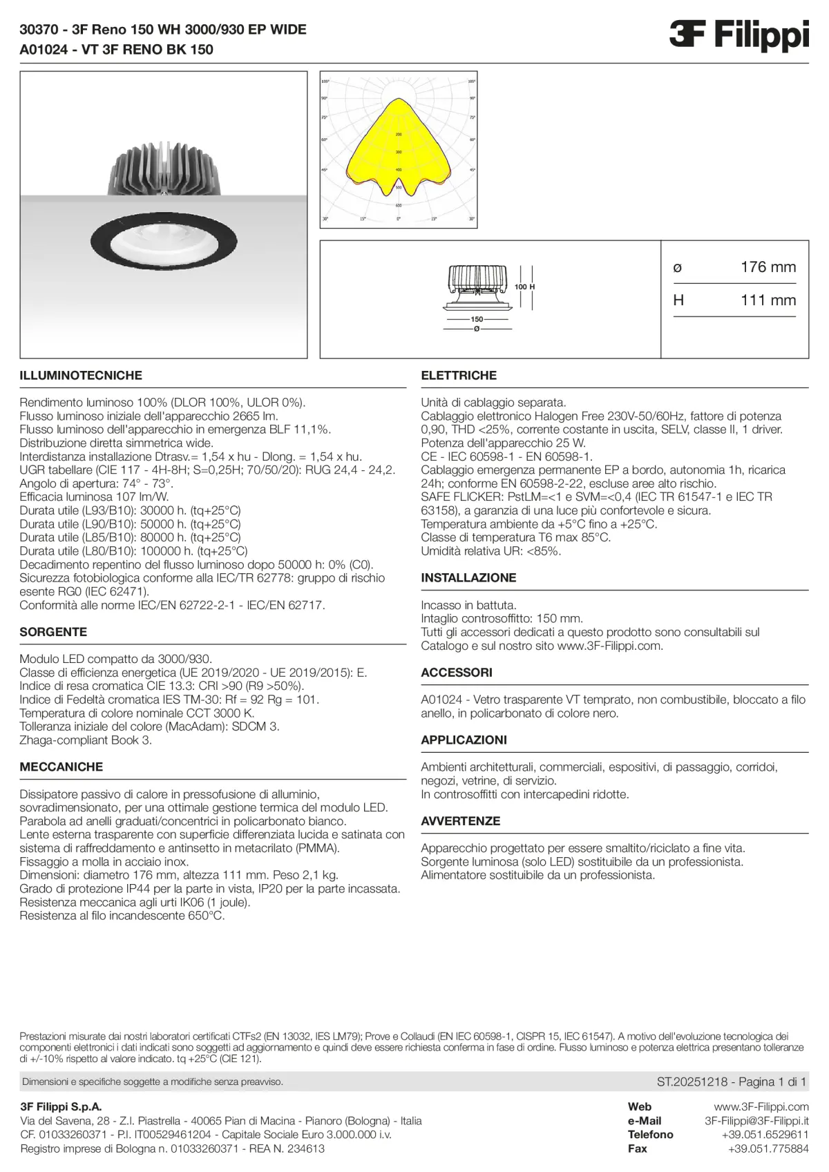 30370+A01024 - 3F Reno 150 WH 3000-930 EP WIDE + VT BK - Datasheet - it