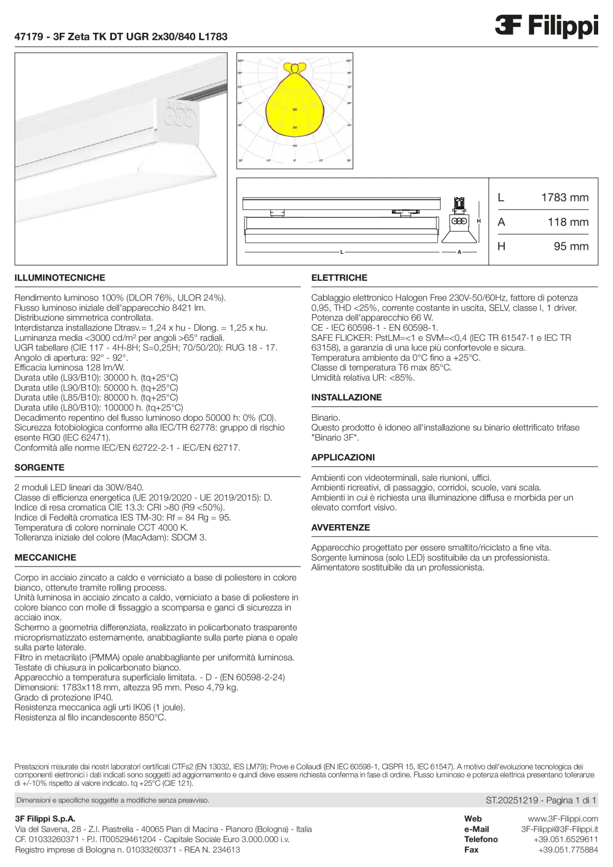 47179 - 3F Zeta TK DT UGR 2x30-840 L1783 - Datasheet - it