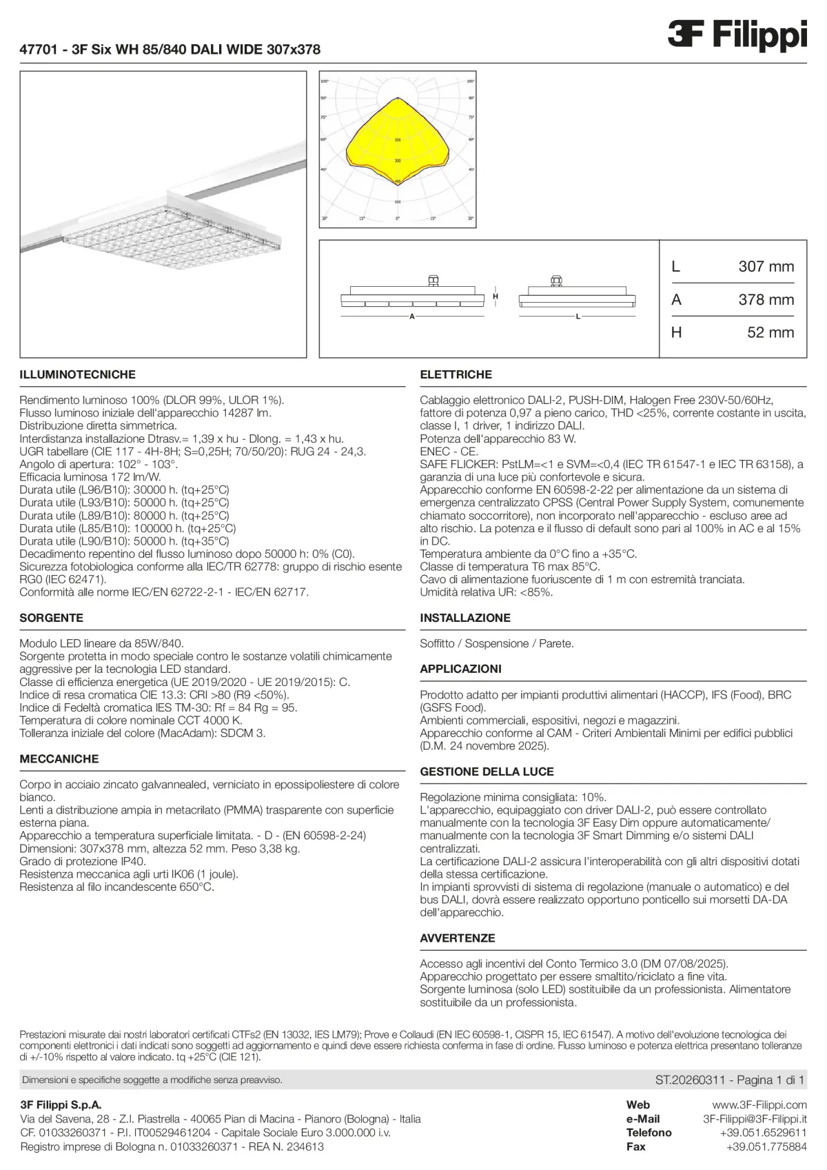 47701 - 3F Six WH 85-840 DALI WIDE 307x378 - Datasheet - it