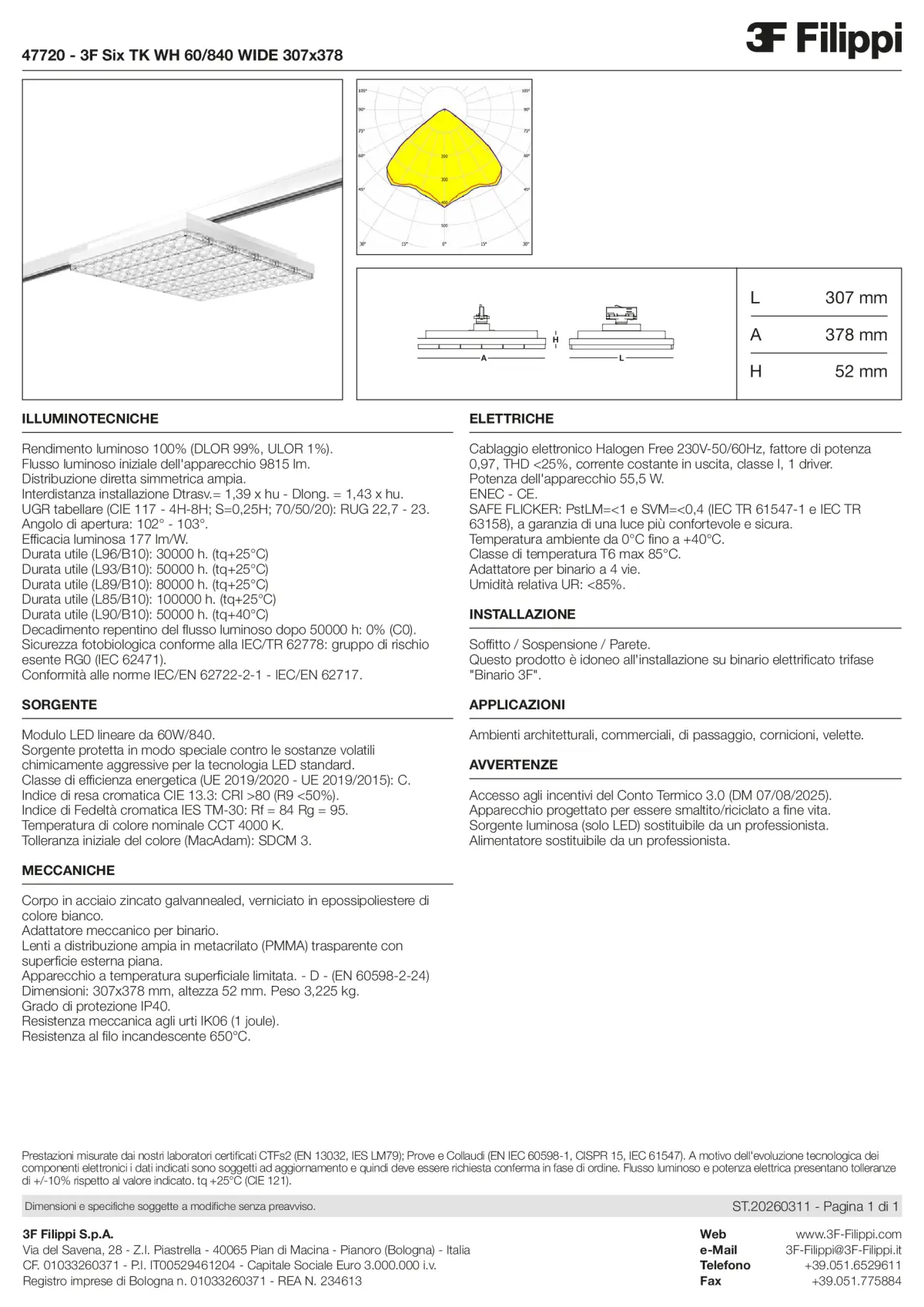 47720 - 3F Six TK WH 60-840 WIDE 307x378 - Datasheet - it
