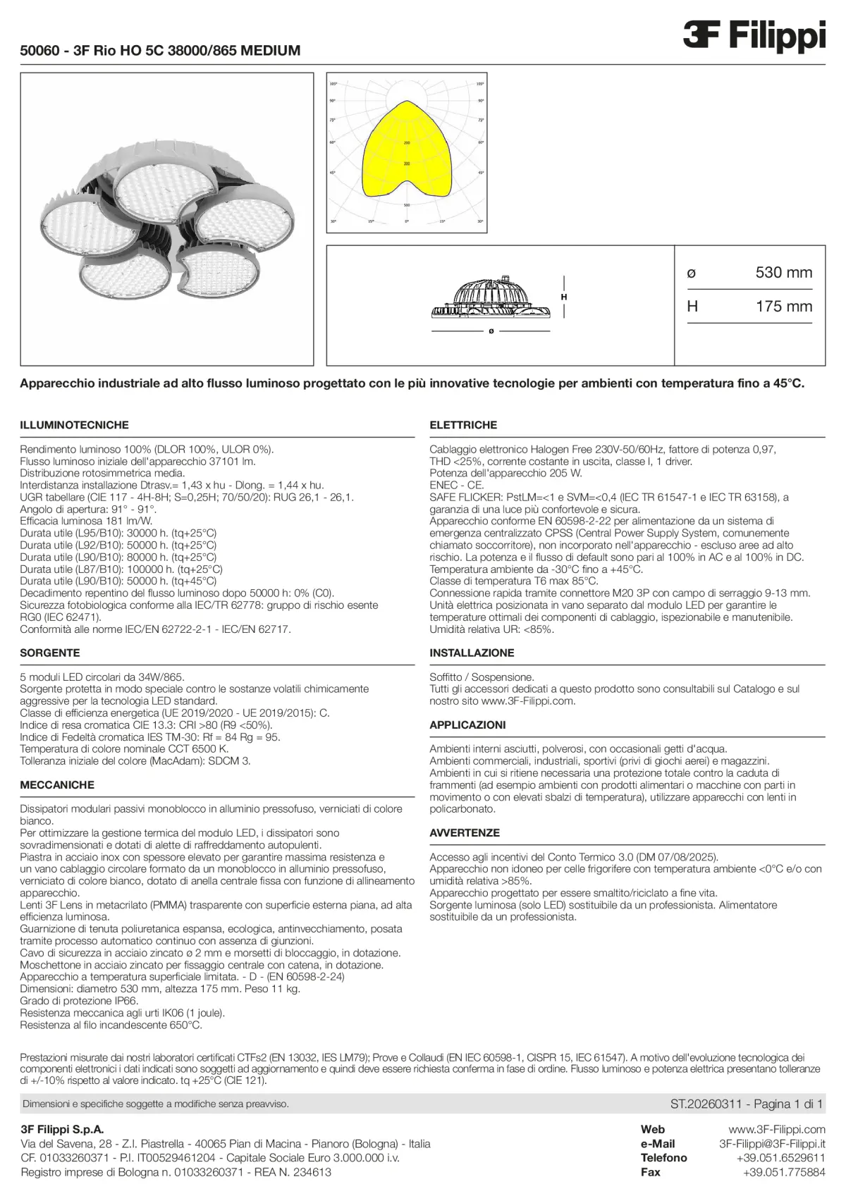 50060 - 3F Rio HO 5C 38000-865 MEDIUM - Datasheet - it