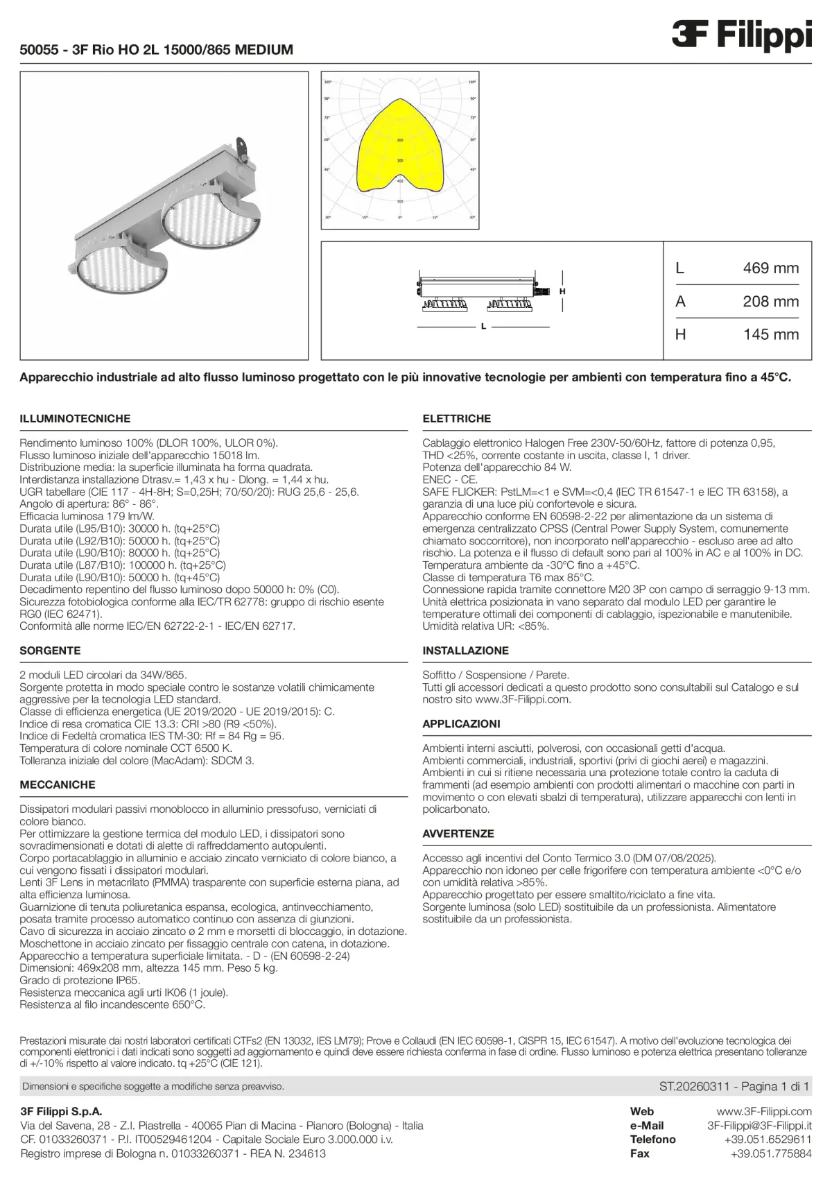 50055 - 3F Rio HO 2L 15000-865 MEDIUM - Datasheet - it