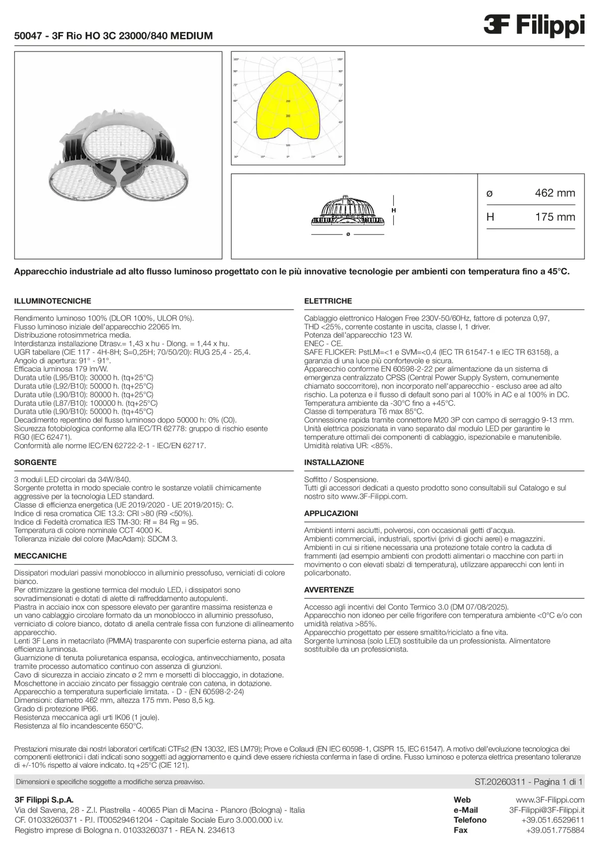 50047 - 3F Rio HO 3C 23000-840 MEDIUM - Datasheet - it
