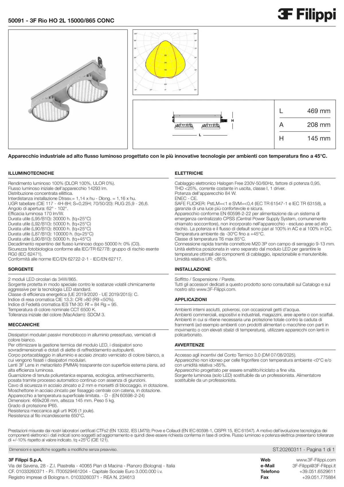 50091 - 3F Rio HO 2L 15000-865 CONC - Datasheet - it