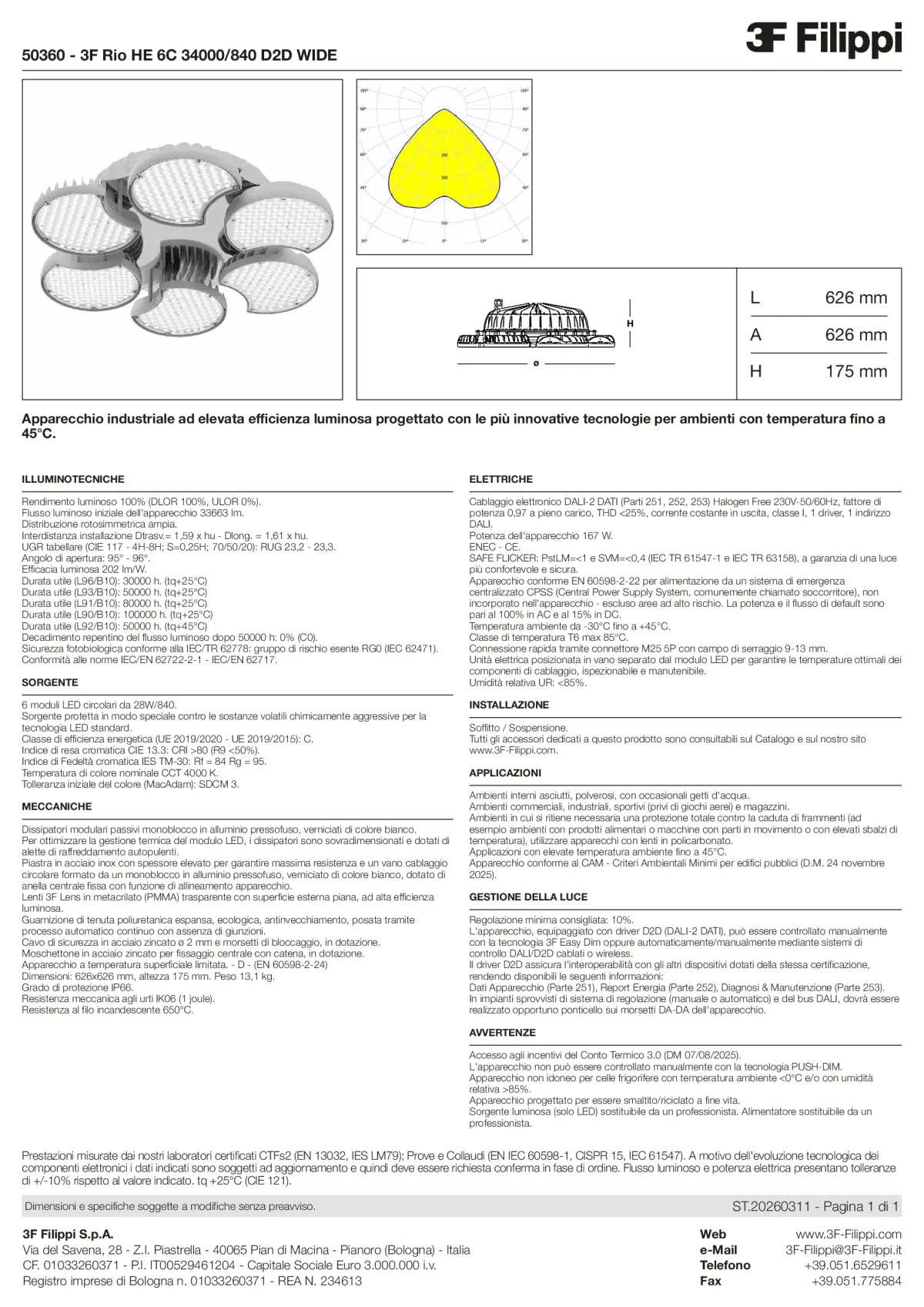 50360 - 3F Rio HE 6C 34000-840 D2D WIDE - Datasheet - it