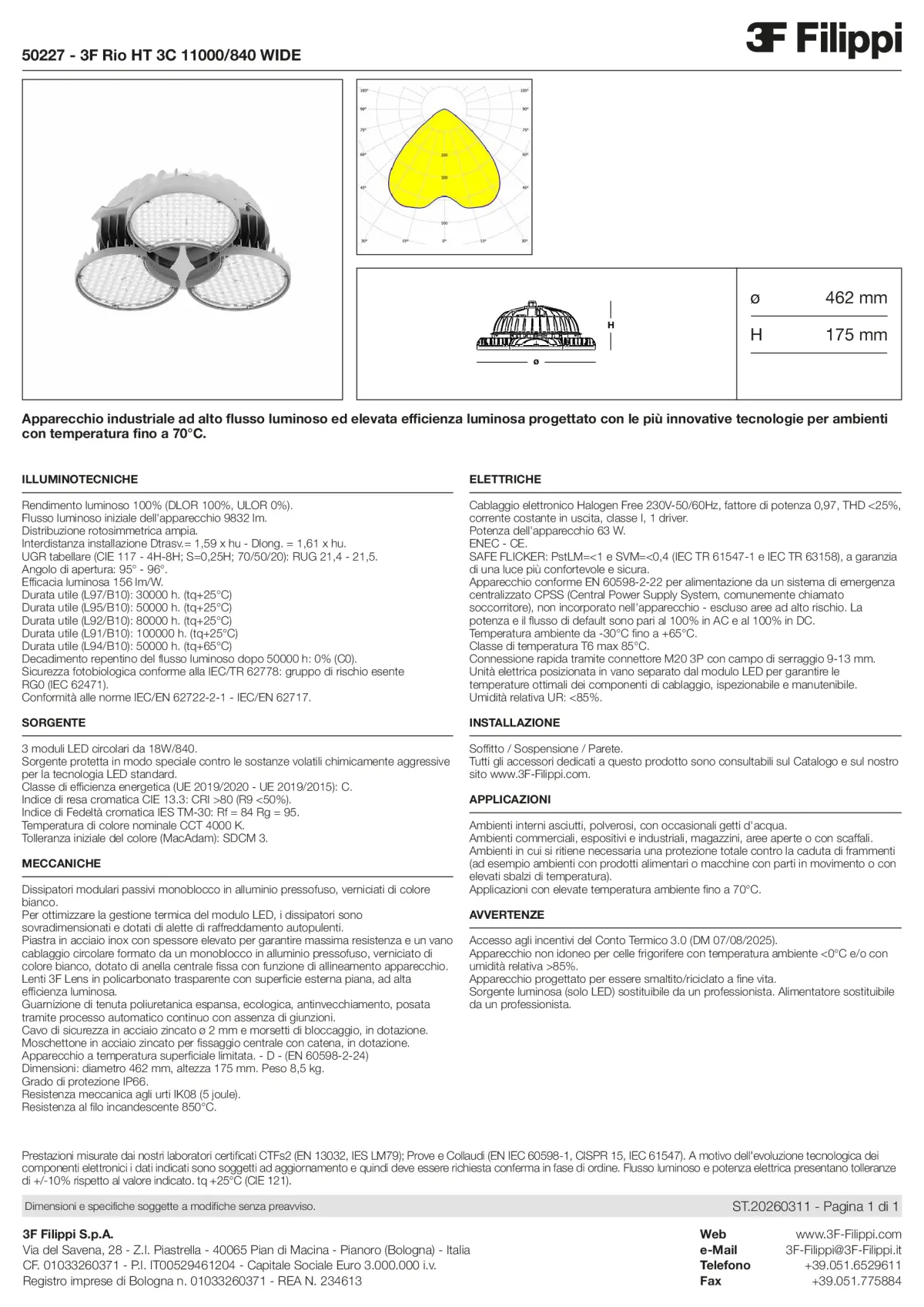 50227 - 3F Rio HT 3C 11000-840 WIDE - Datasheet - it