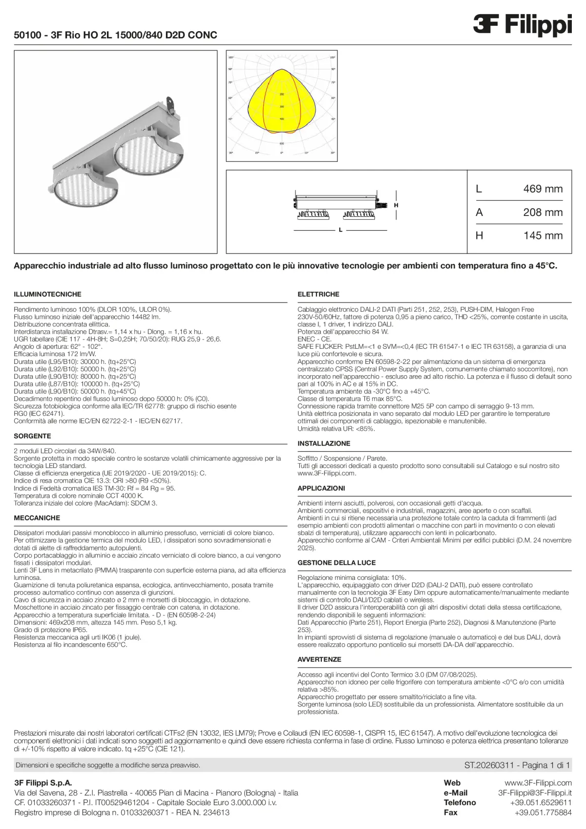 50100 - 3F Rio HO 2L 15000-840 D2D CONC - Datasheet - it