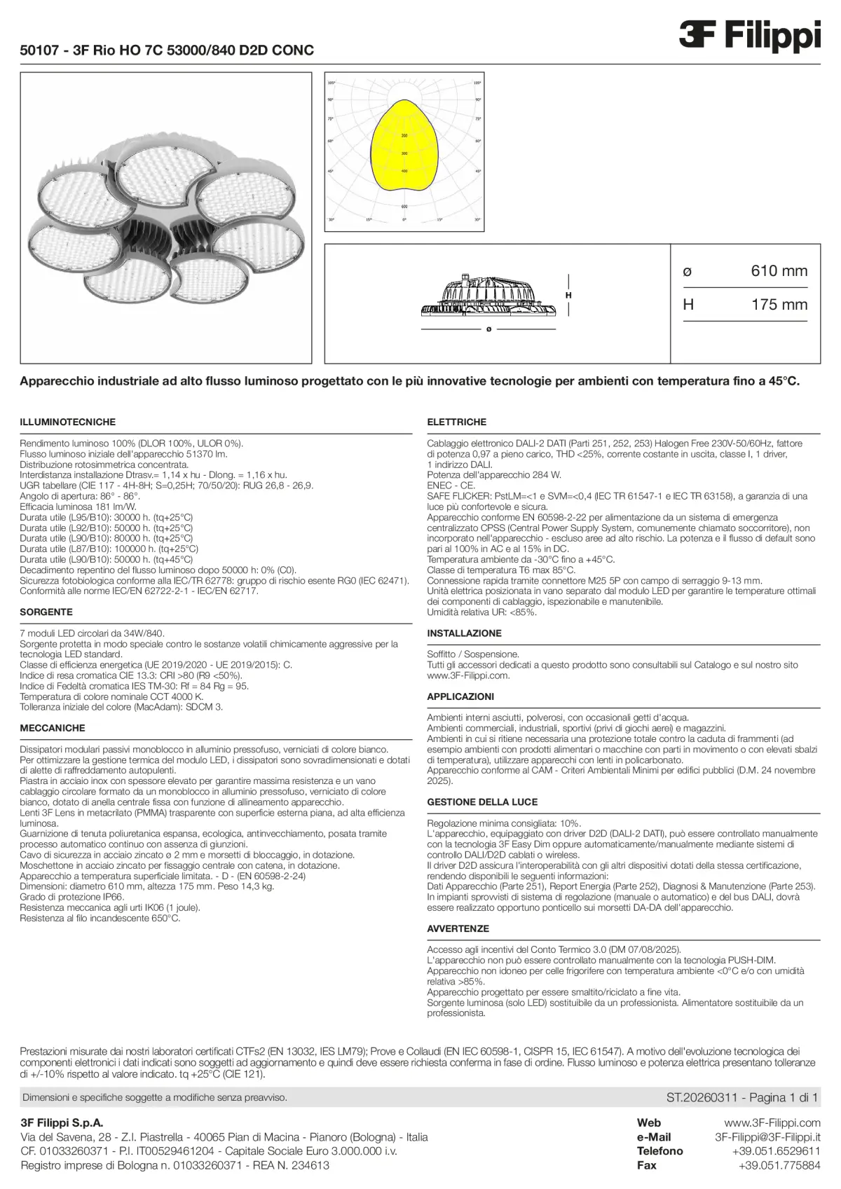 50107 - 3F Rio HO 7C 53000-840 D2D CONC - Datasheet - it