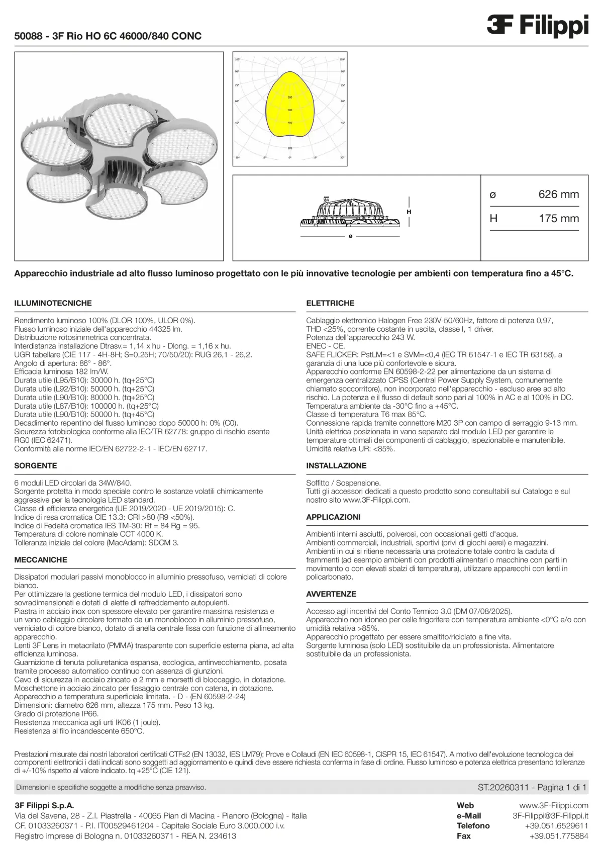 50088 - 3F Rio HO 6C 46000-840 CONC - Datasheet - it