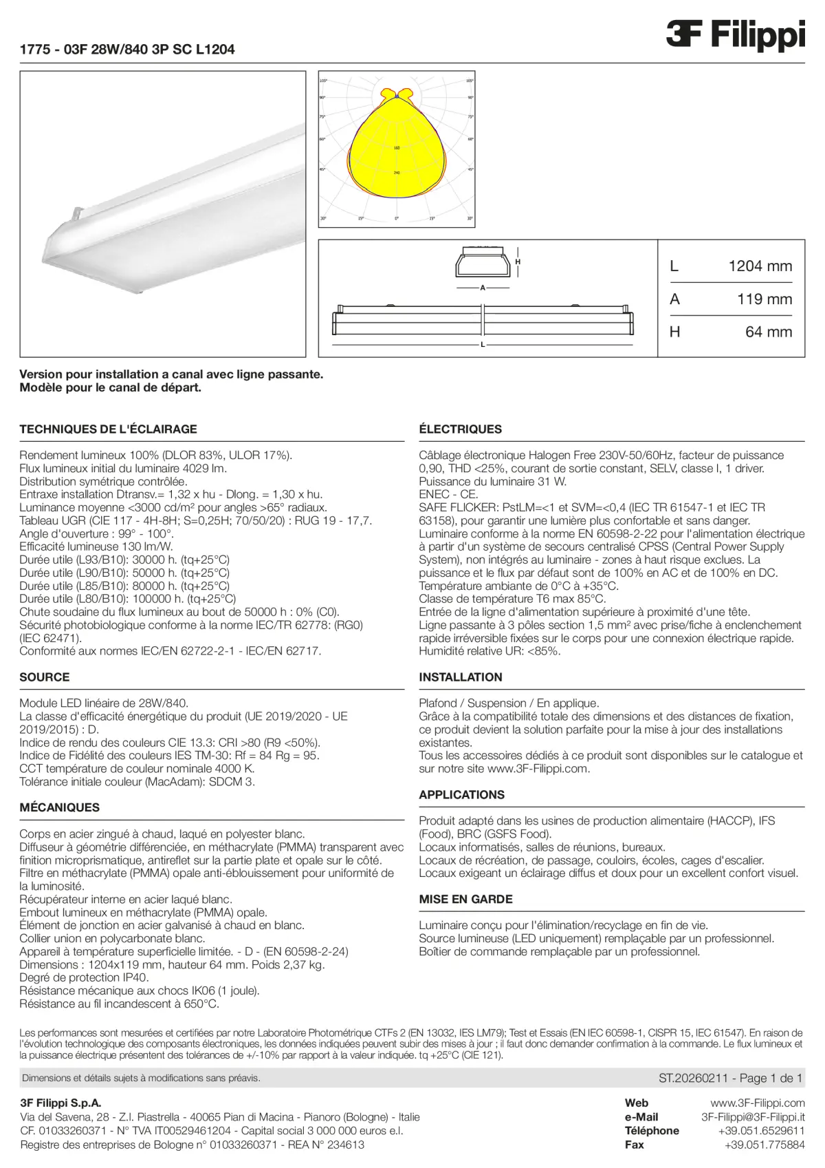 1775 - 03F 28W-840 3P SC L1204 - Datasheet - fr