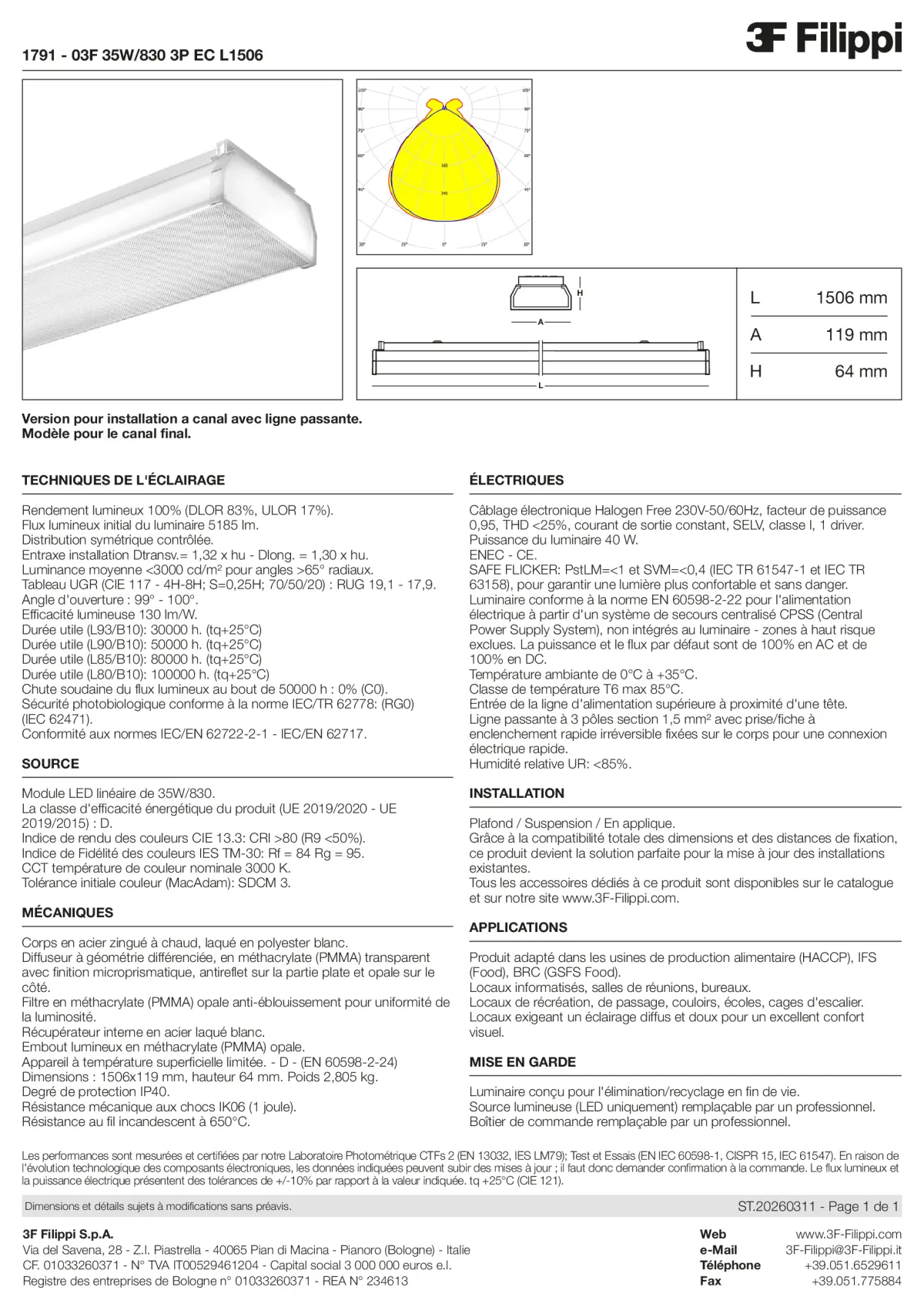 1791 - 03F 35W-830 3P EC L1506 - Datasheet - fr
