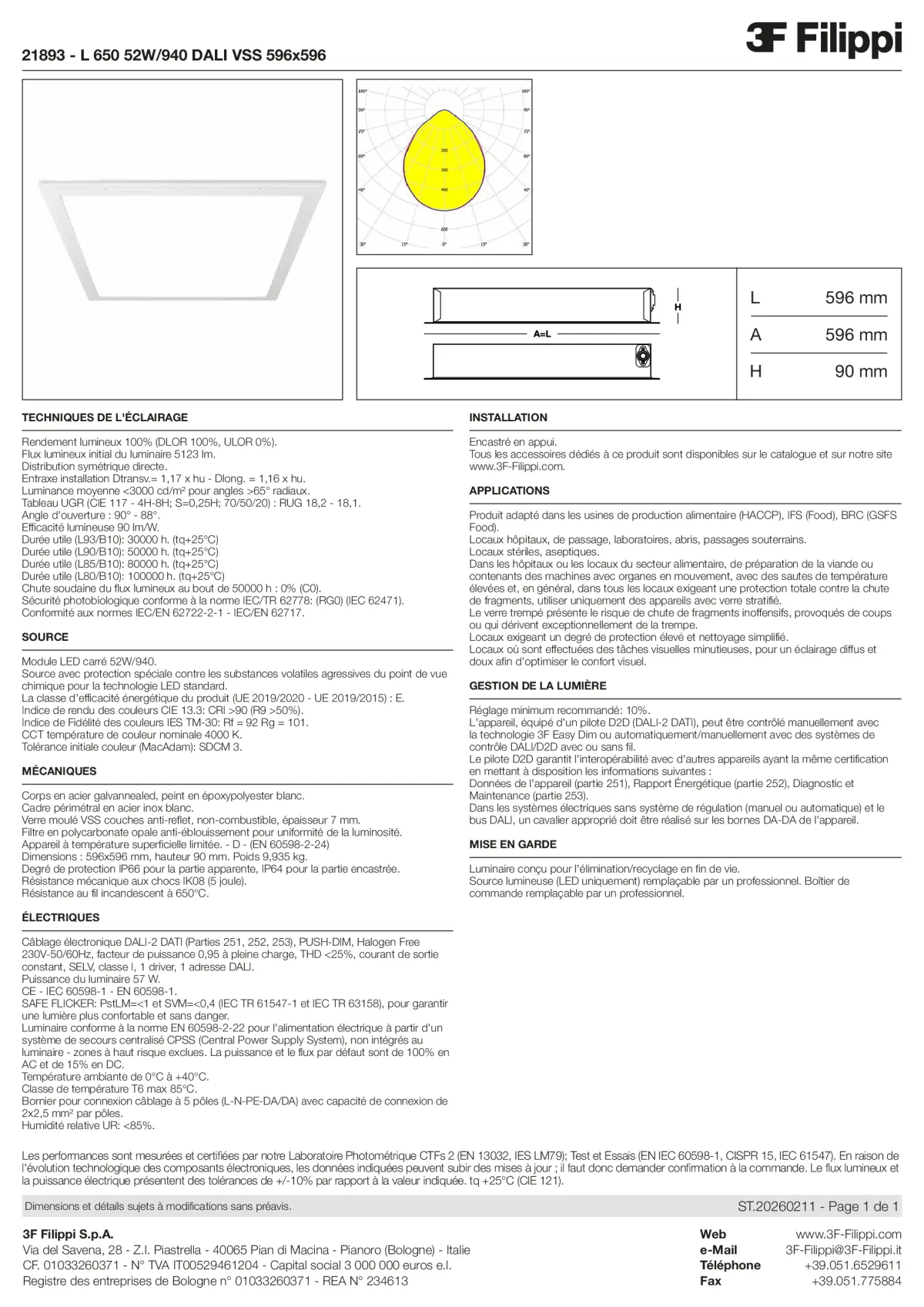 21893 - L 650 52W-940 DALI VSS 596x596 - Datasheet - fr