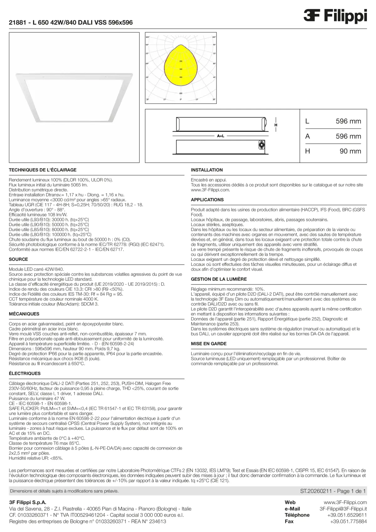 21881 - L 650 42W-840 DALI VSS 596x596 - Datasheet - fr
