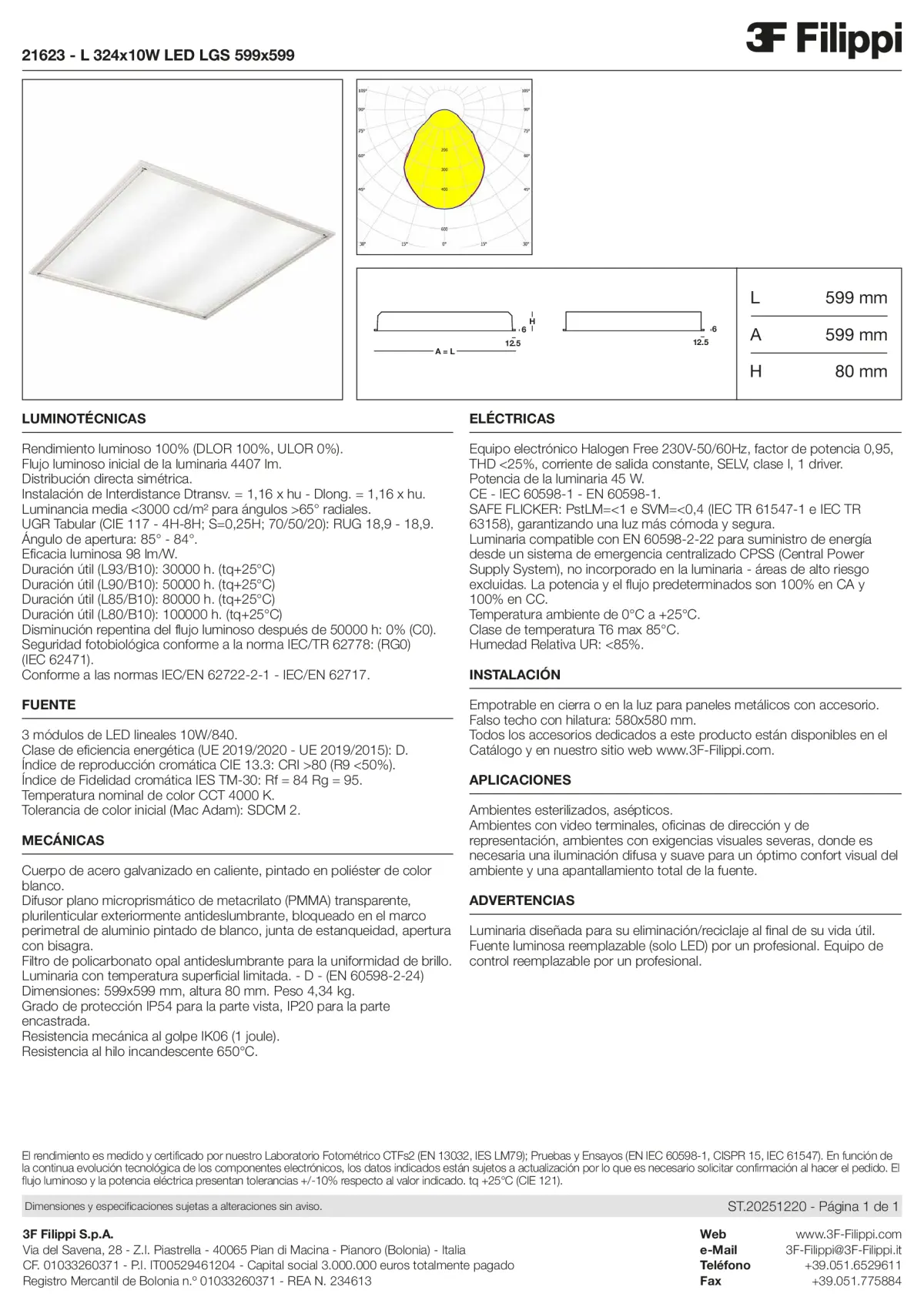 21623 - L 324x10W LED LGS 599x599 - Datasheet - es