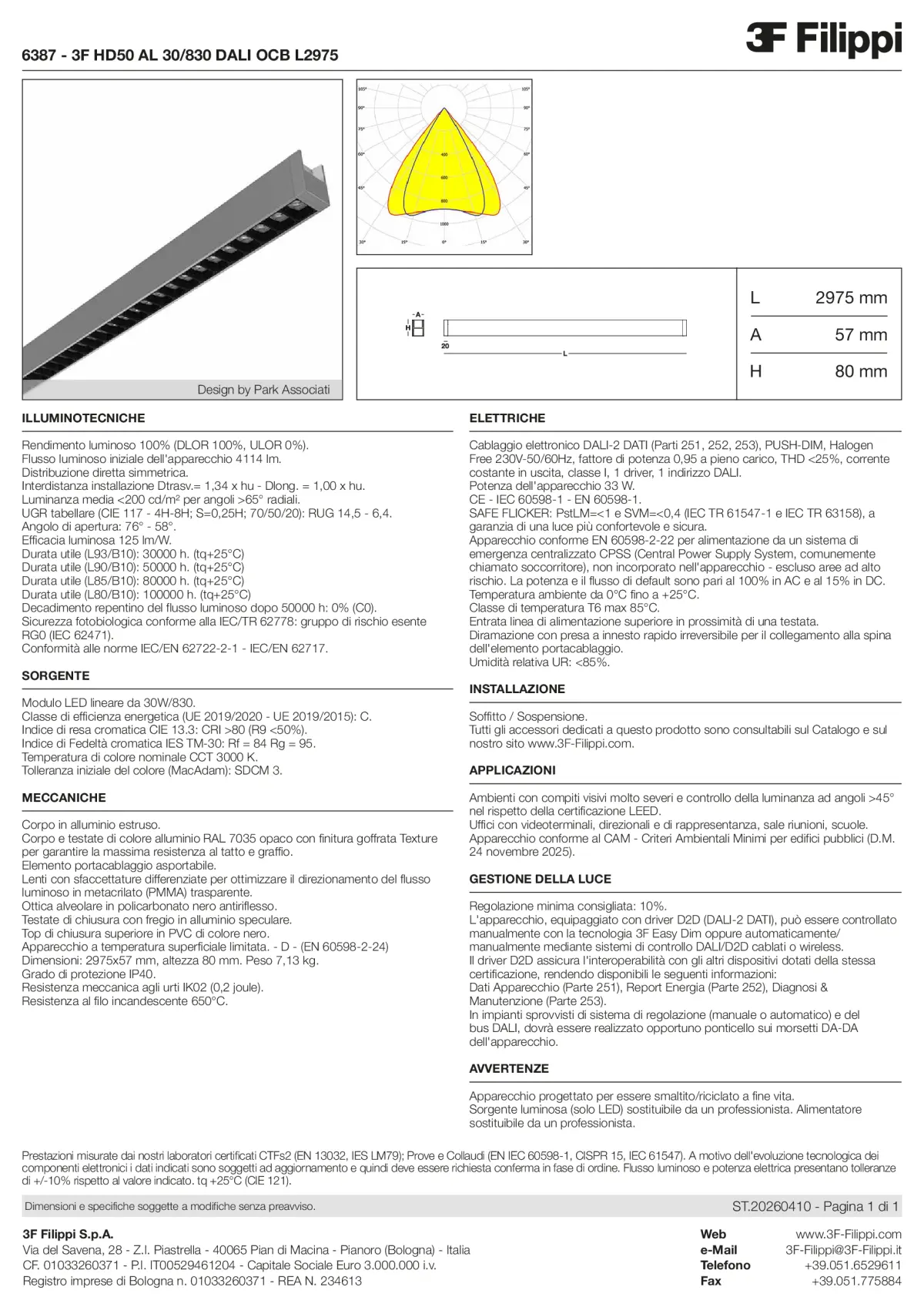 6387 - 3F HD50 AL 30-830 DALI OCB L2975 - Datasheet - it