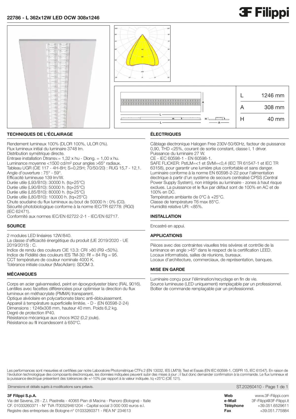 22786 - L 362x12W LED OCW 308x1246 - Datasheet - fr