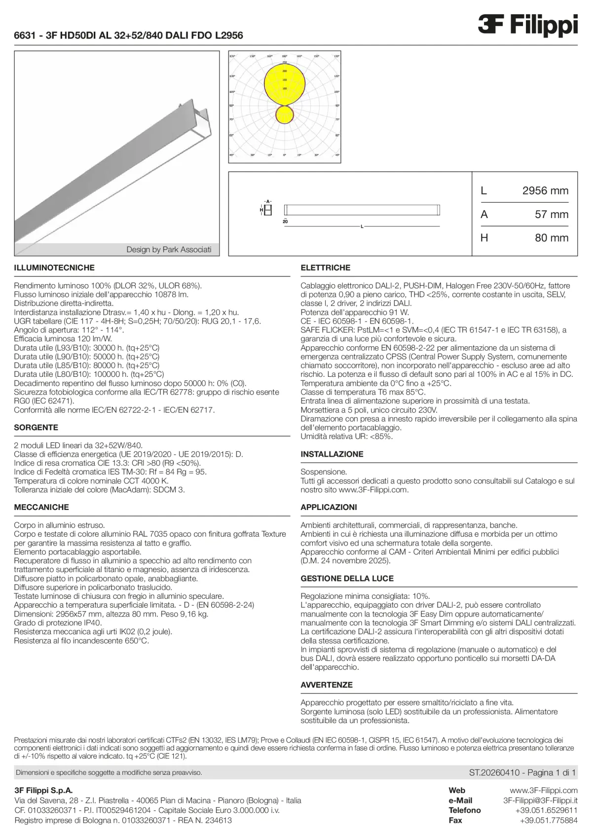 6631 - 3F HD50DI AL 32+52-840 DALI FDO L2956 - Datasheet - it