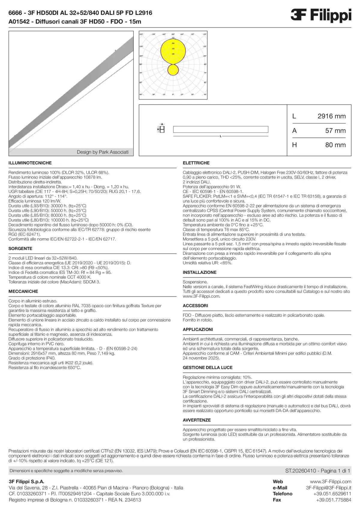 6666+A01542 - 3F HD50DI AL 32+52-840 DALI 5P FD L2916 + FDO - Datasheet - it
