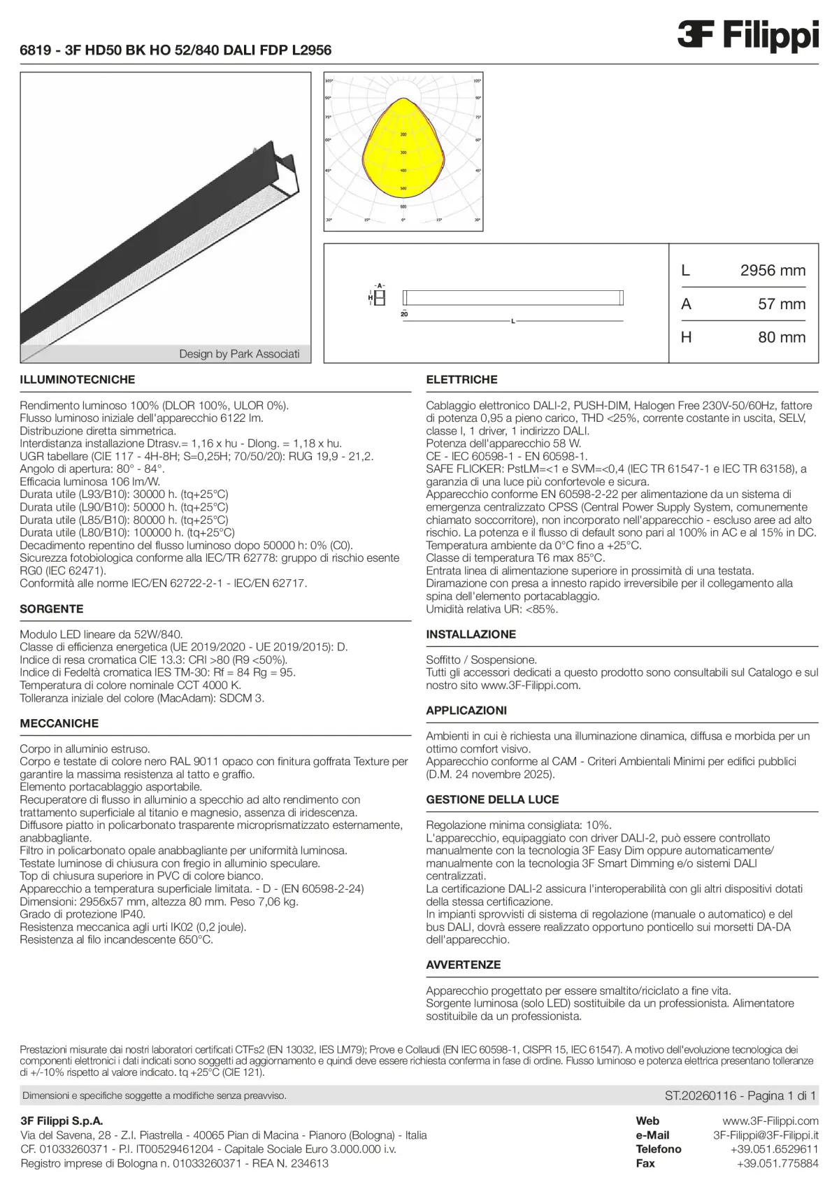 6819 - 3F HD50 BK HO 52-840 DALI FDP L2956 - Datasheet - it
