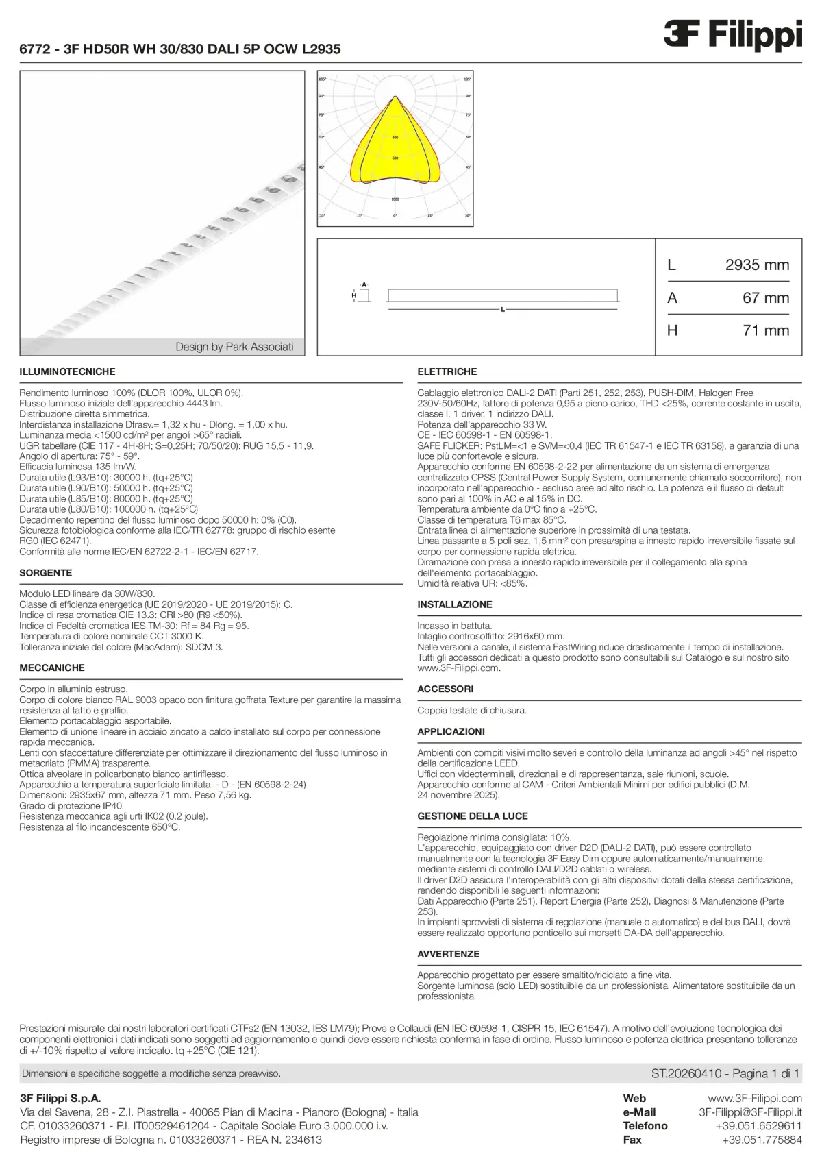 6772 - 3F HD50R WH 30-830 DALI 5P OCW L2935 - Datasheet - it