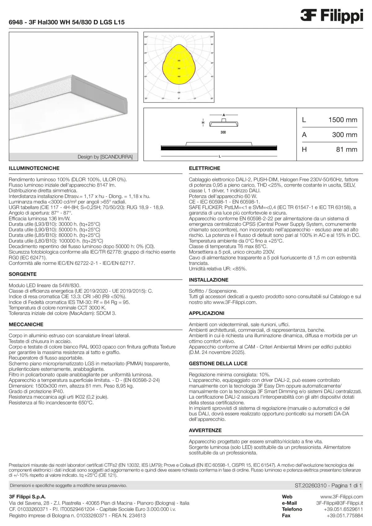 6948 - 3F Hal300 WH 54-830 D LGS L15 - Datasheet - it