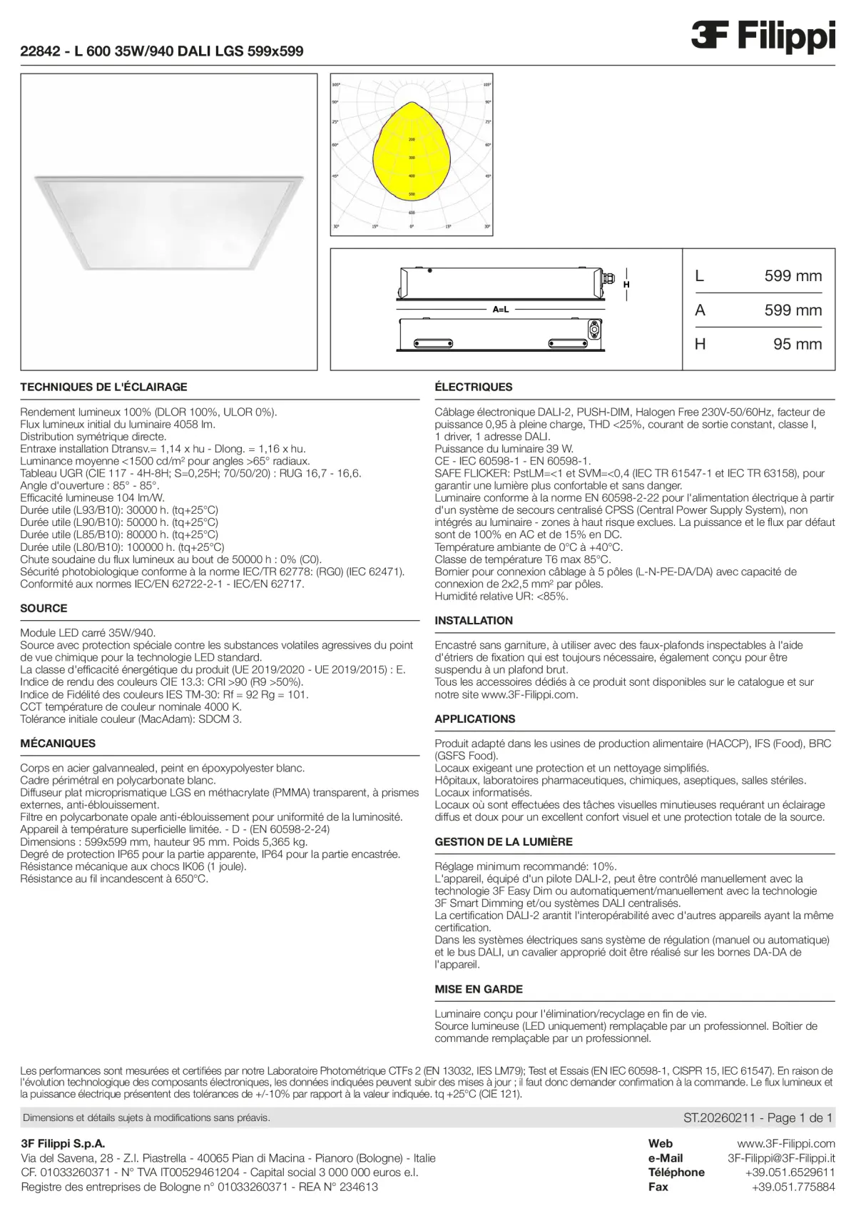 22842 - L 600 35W-940 DALI LGS 599x599 - Datasheet - fr