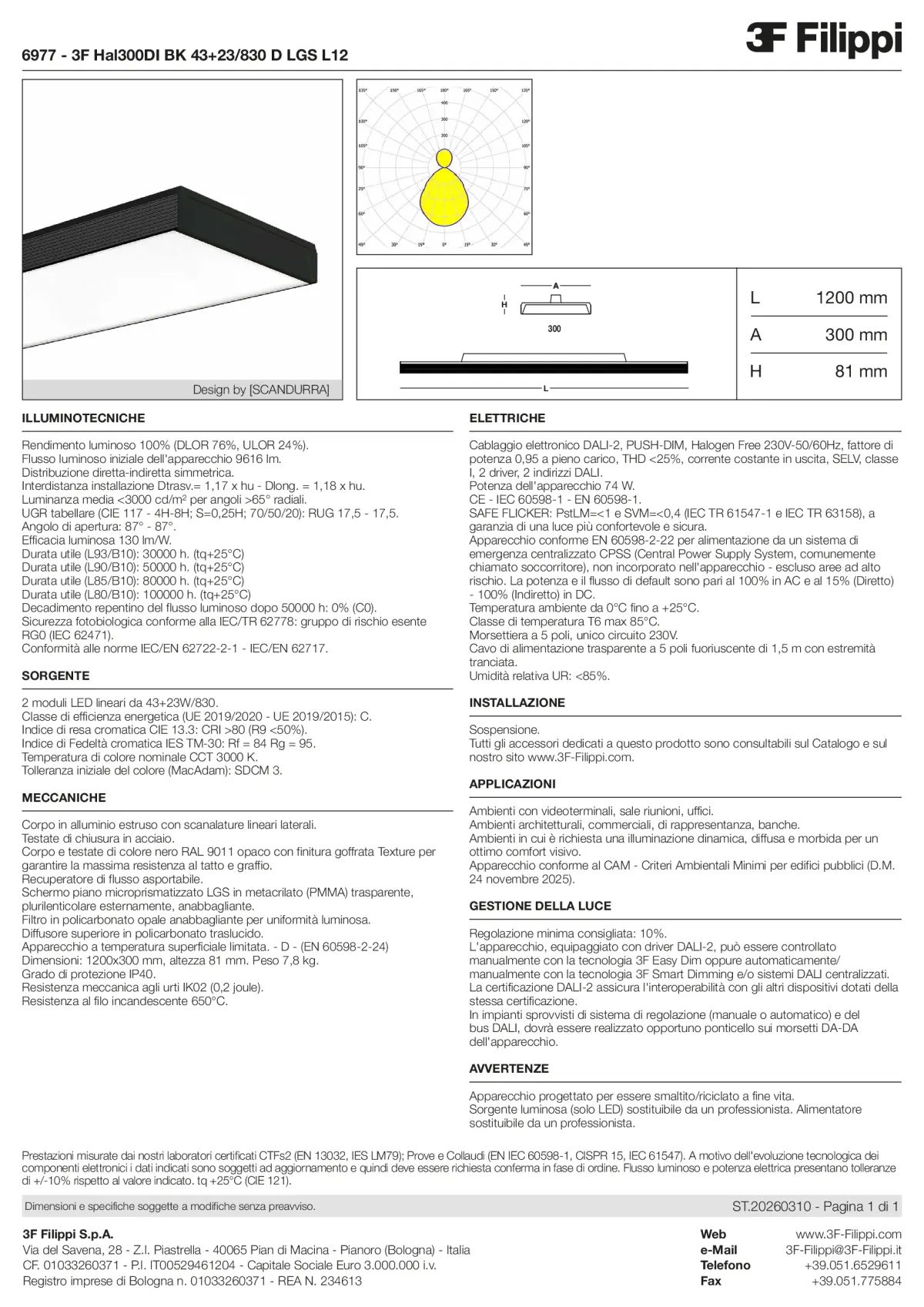 6977 - 3F Hal300DI BK 43+23-830 D LGS L12 - Datasheet - it