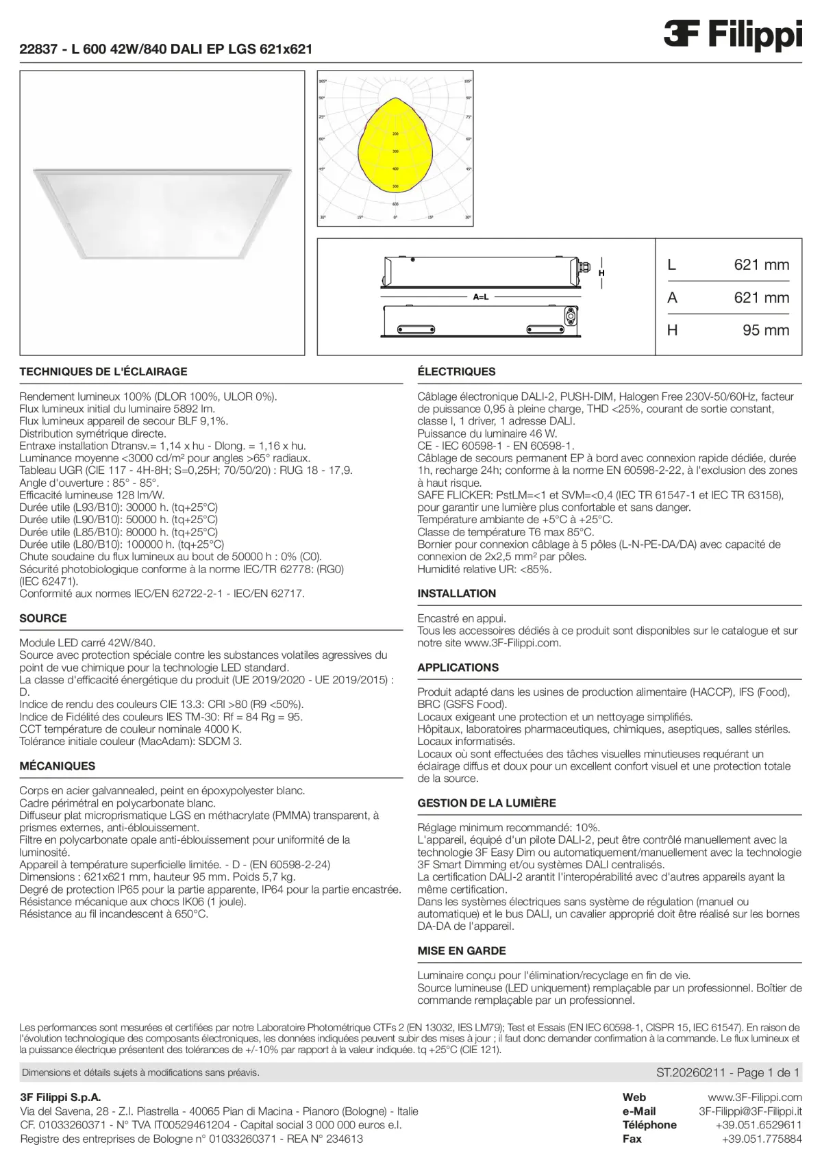 22837 - L 600 42W-840 DALI EP LGS 621x621 - Datasheet - fr