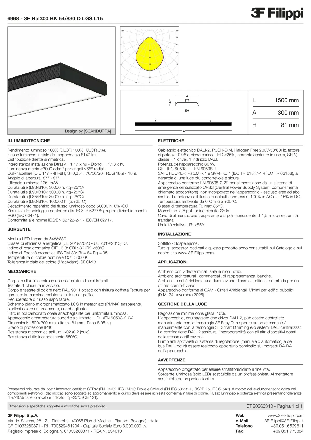 6968 - 3F Hal300 BK 54-830 D LGS L15 - Datasheet - it