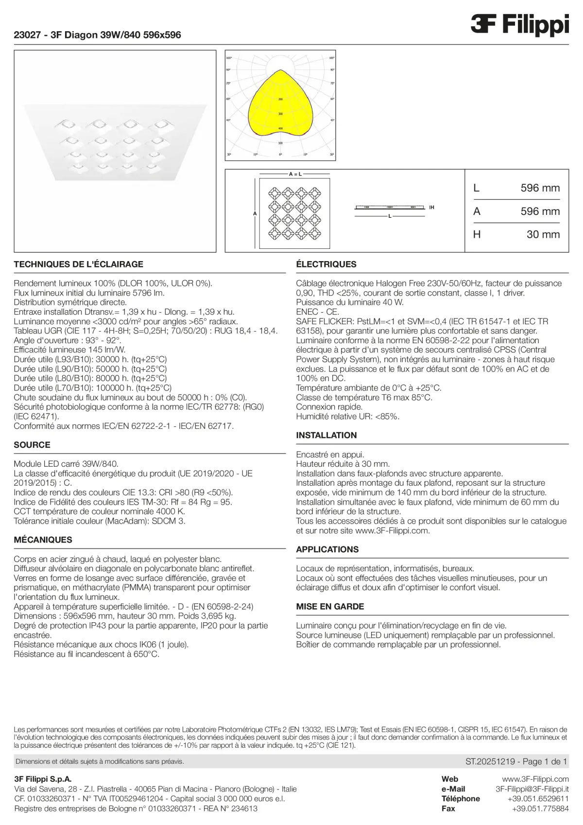 23027 - 3F Diagon 39W-840 596x596 - Datasheet - fr