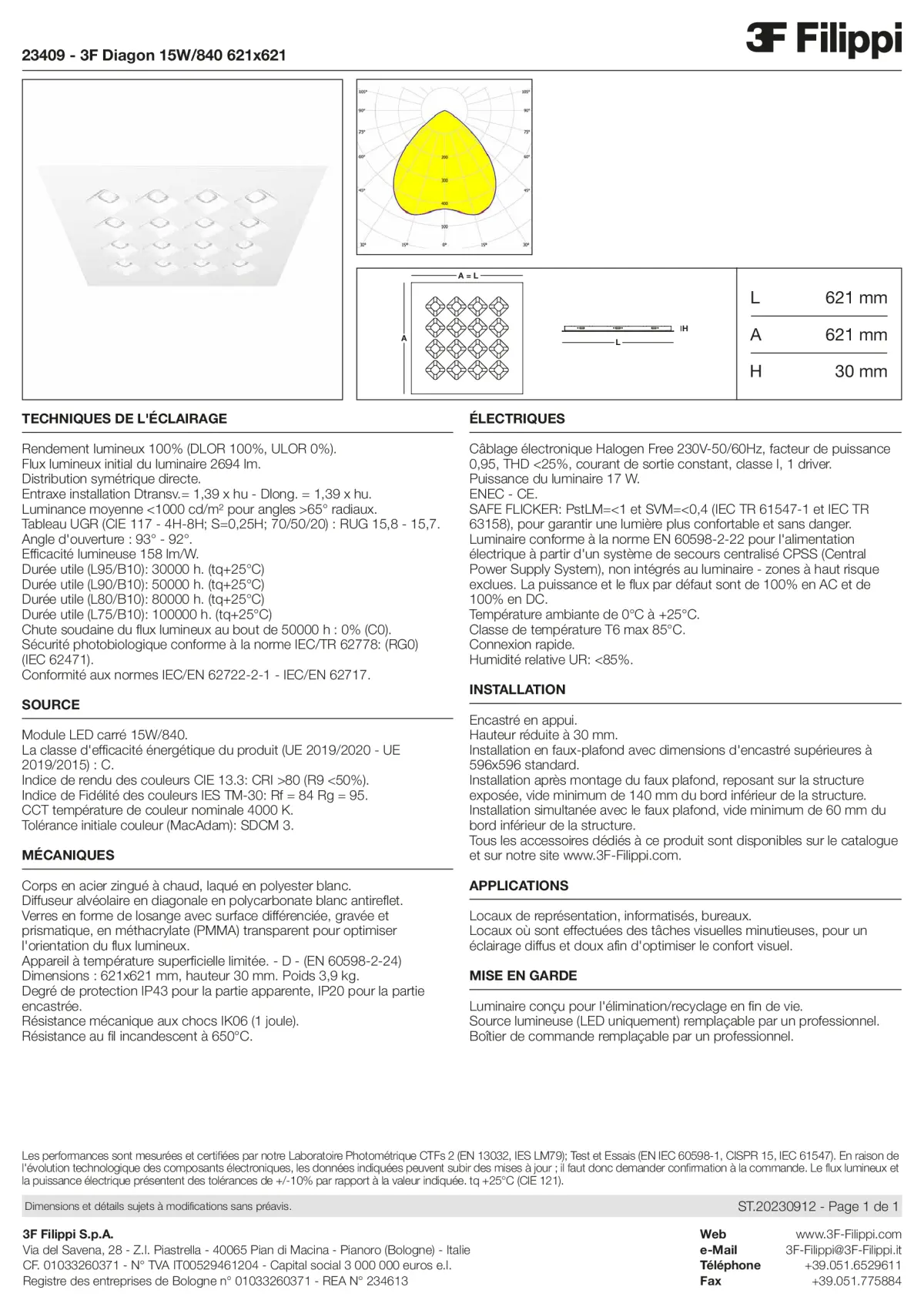 23409 - 3F Diagon 15W-840 621x621 - Datasheet - fr