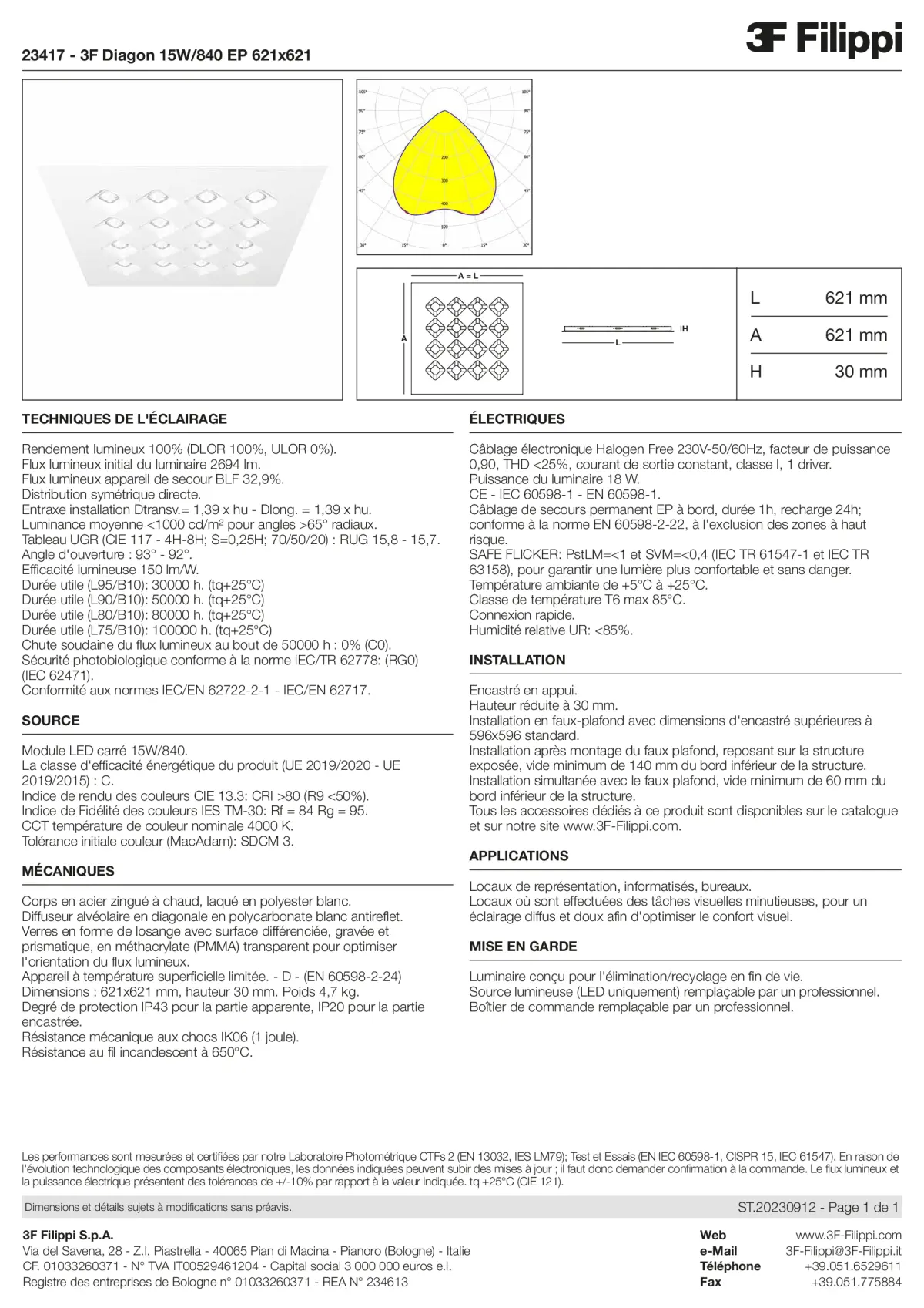 23417 - 3F Diagon 15W-840 EP 621x621 - Datasheet - fr