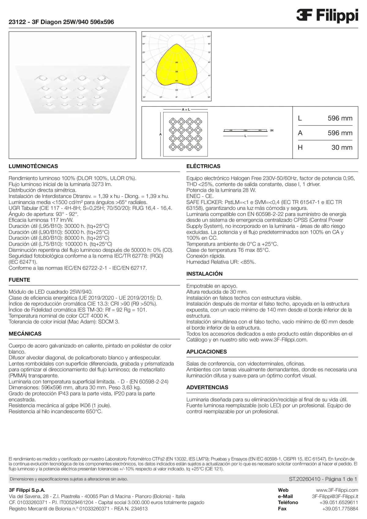 23122 - 3F Diagon 25W-940 596x596 - Datasheet - es