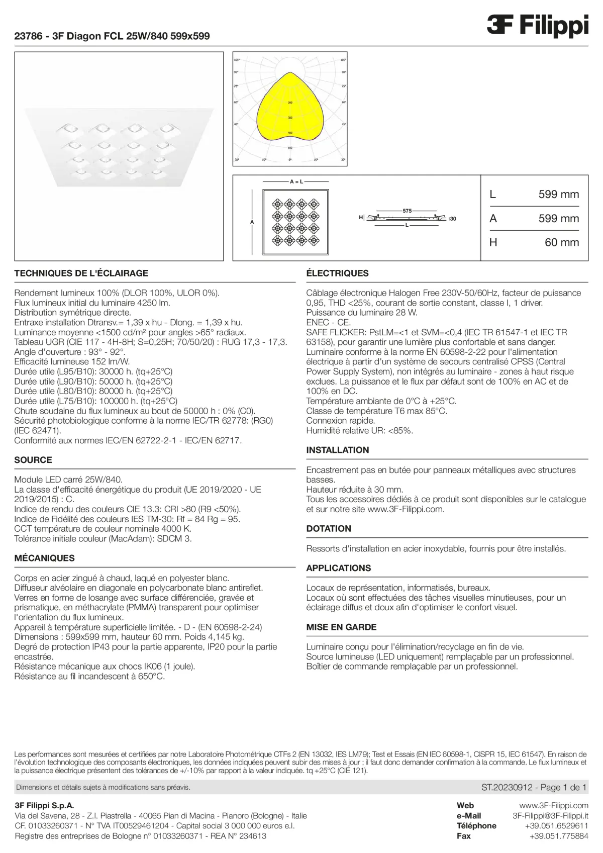 23786 - 3F Diagon FCL 25W-840 599x599 - Datasheet - fr