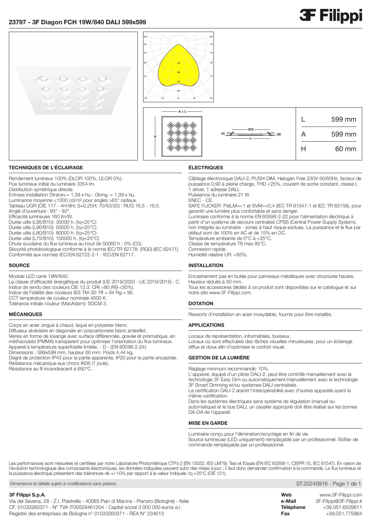 23797 - 3F Diagon FCH 19W-840 DALI 599x599 - Datasheet - fr