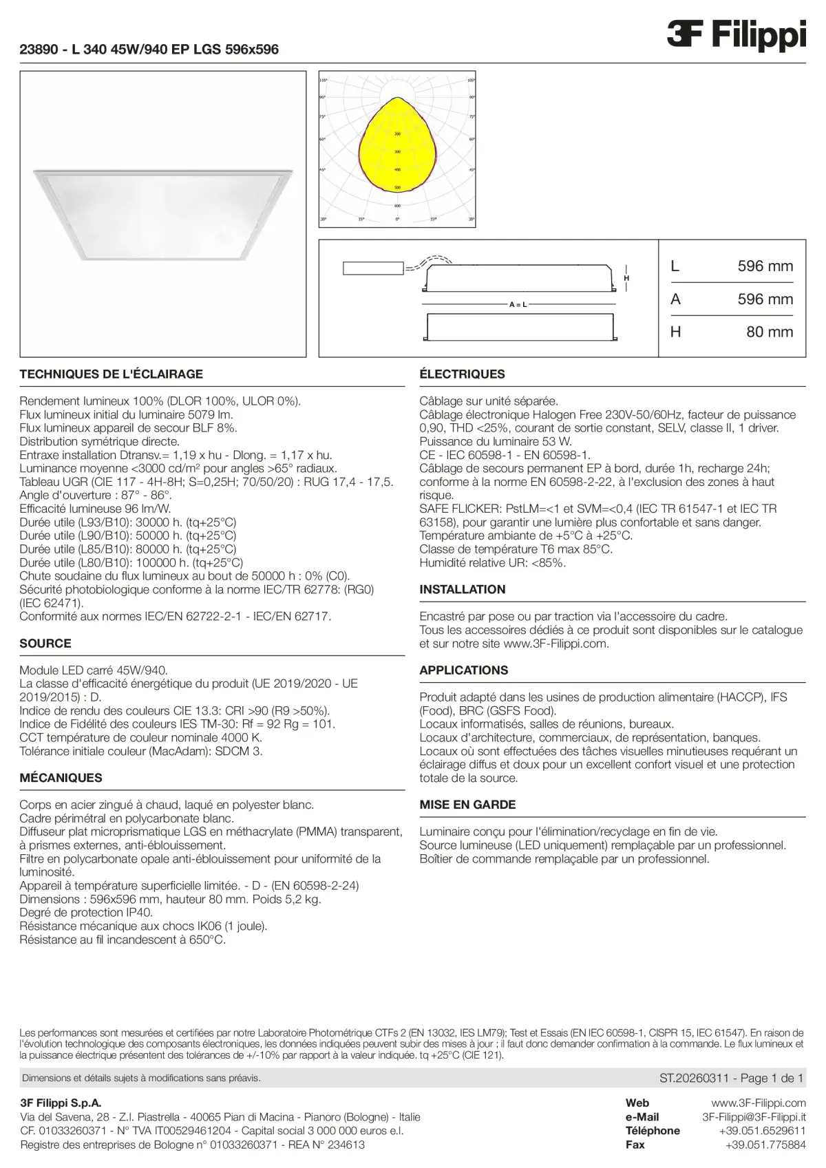 23890 - L 340 45W-940 EP LGS 596x596 - Datasheet - fr